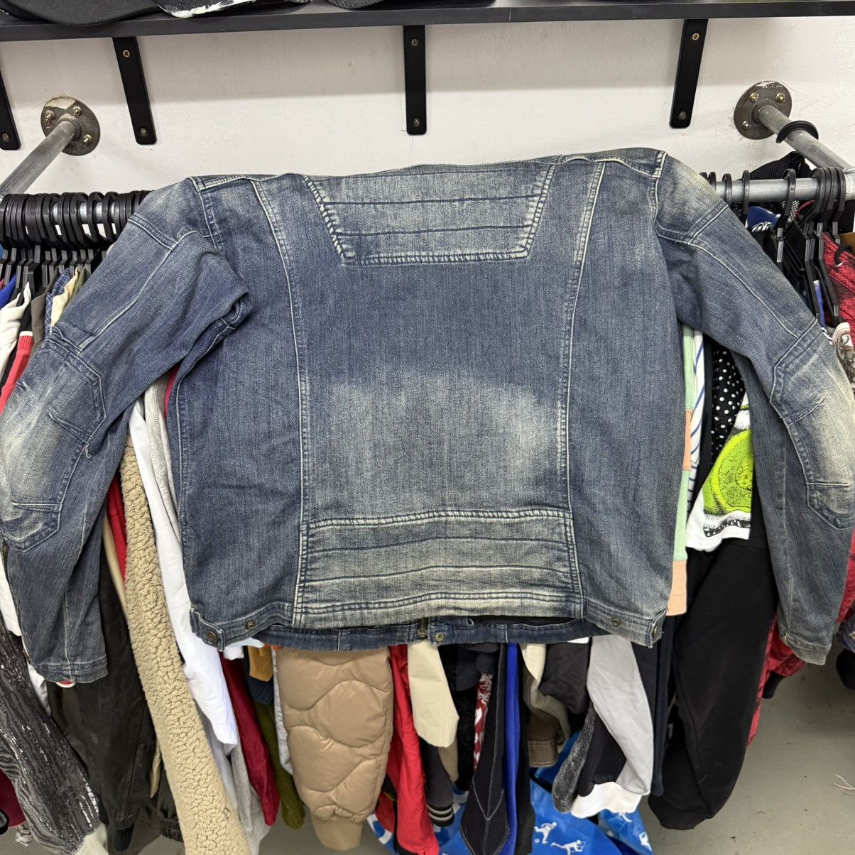 Hysteric Glamour FIELDCORE biker jacket japanese mudwash riot punk Size US XL / EU 56 / 4 - 8 Thumbnail