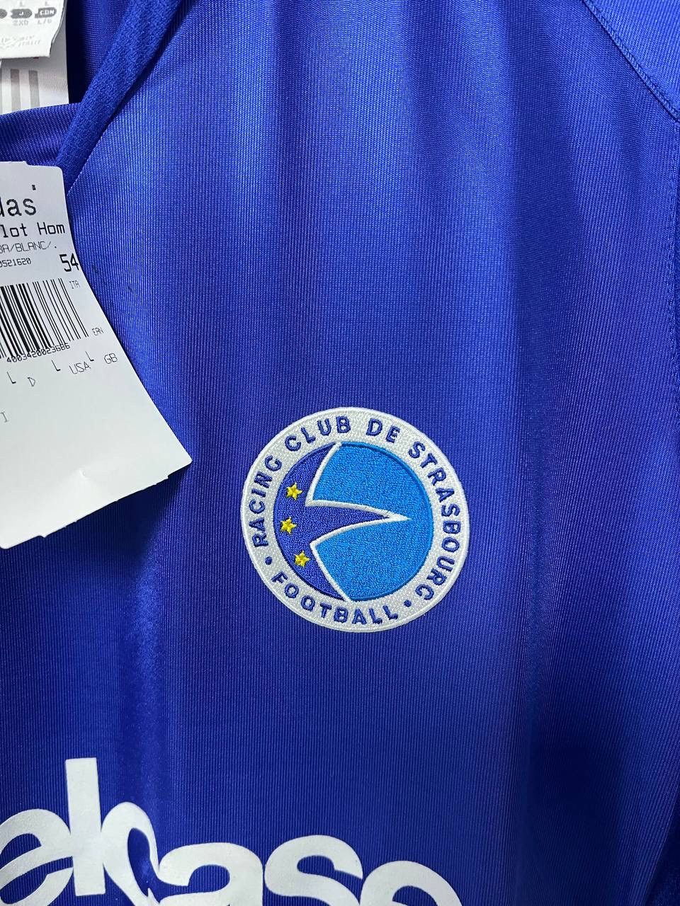 Adidas NWT Strasbourg 2005/2006 Home Mailot Adidas Football Shirt L Size US L / EU 52-54 / 3 - 16 Thumbnail
