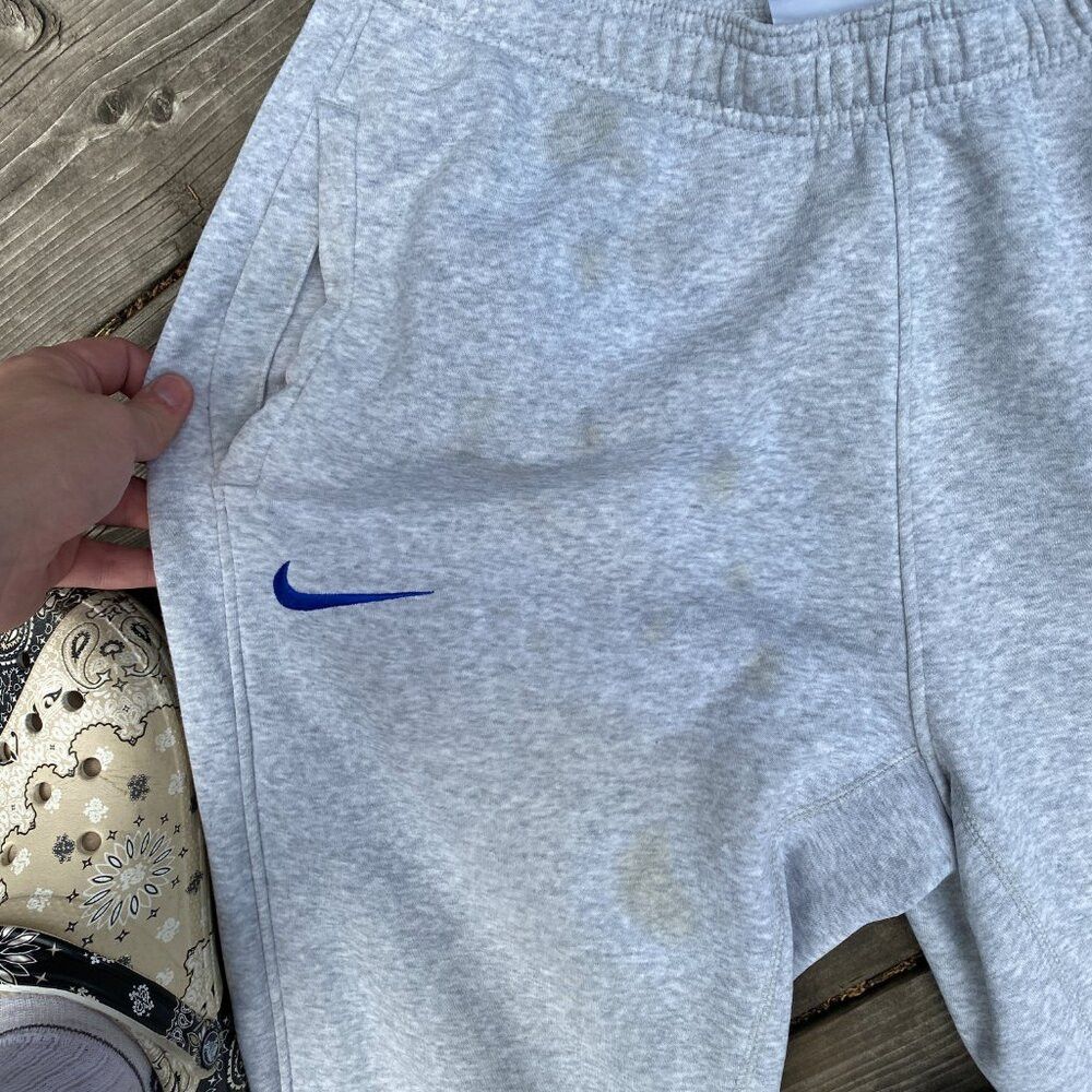 Nike Nike Team 31 Court Side Fleece Sweatpants Joggers Large Gra Size US 34 / EU 50 - 4 Thumbnail