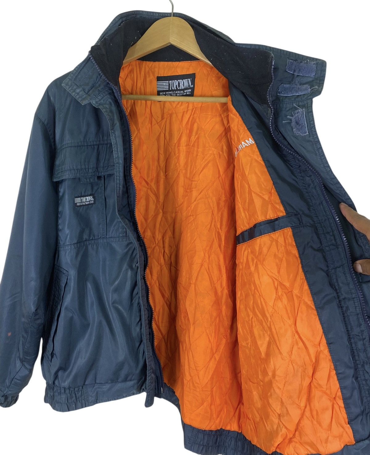 Japanese Brand × Vintage Vintage Japanese Brand Top Crown Flight Jacket Size US L / EU 52-54 / 3 - 10 Thumbnail