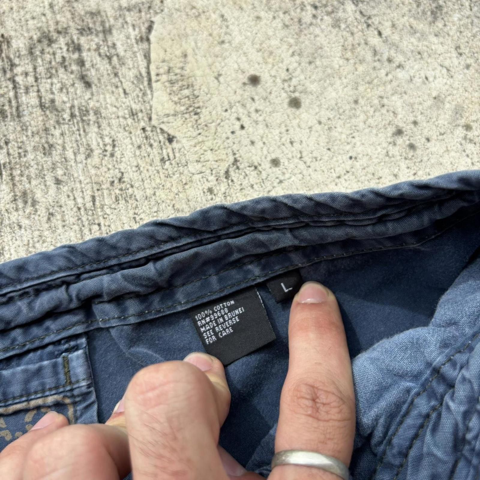 Other Vintage Y2K Blue Baggy Rave Pants Size US 32 / EU 48 - 7 Thumbnail