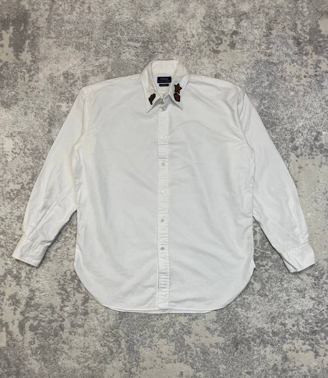 Ralph Lauren Men’s Ralph Lauren White Shirt, Boyfriend Fit, Large Size US L / EU 52-54 / 3 - 2 Thumbnail