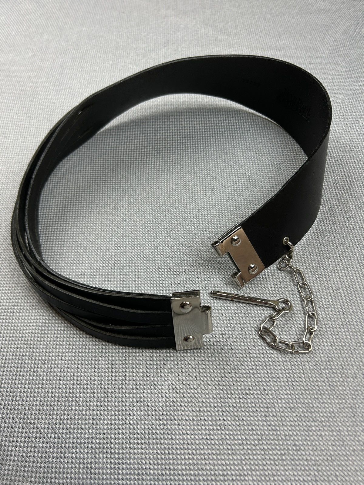 Jean Paul Gaultier Archive Jean Paul Gaultier Leather Rare Waist Belt Size ONE SIZE - 5 Thumbnail