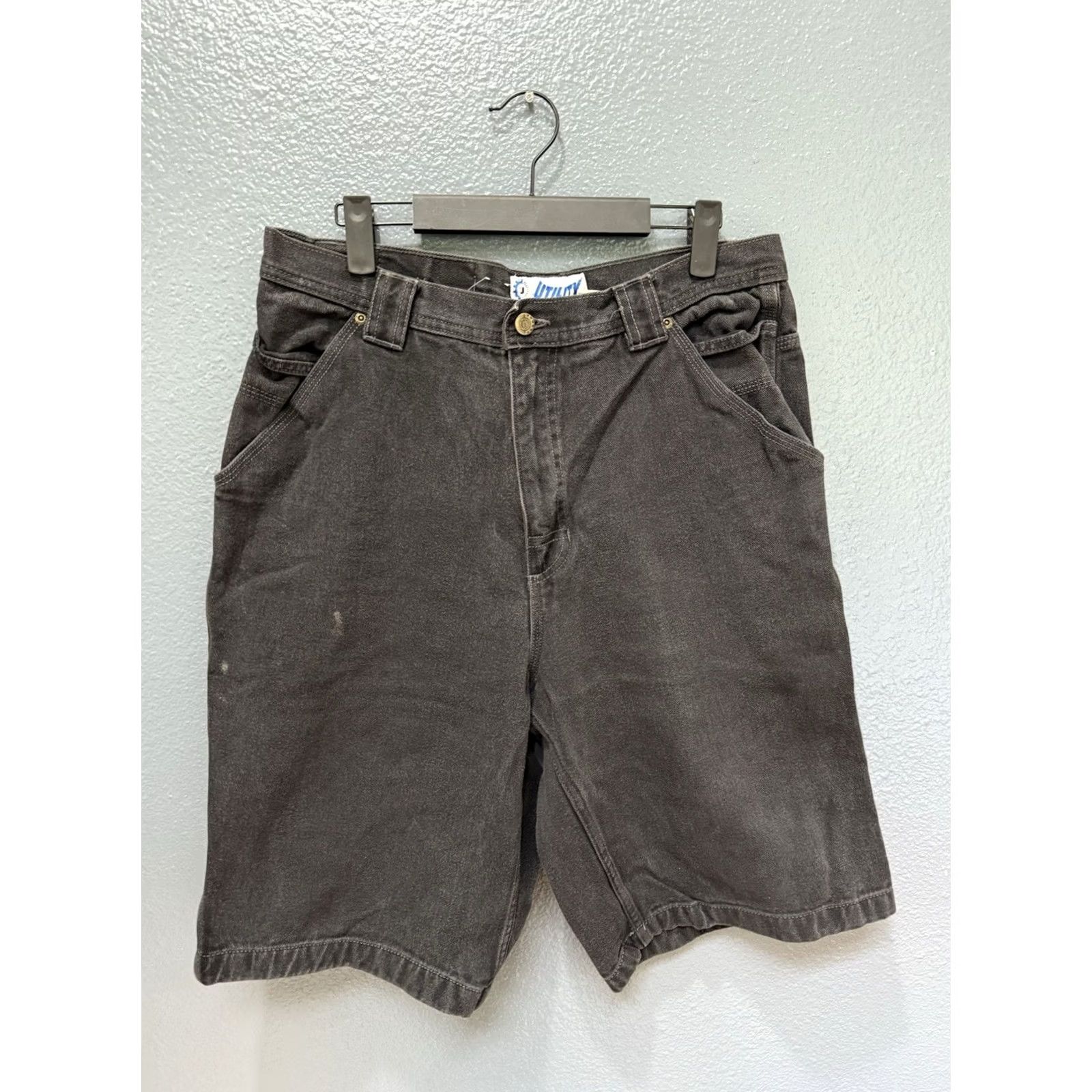 Vintage VINTAGE Utility Black Cotton Carpenter Men’s Baggy Short Sz 36 Size US 36 / EU 52 - 5 Thumbnail