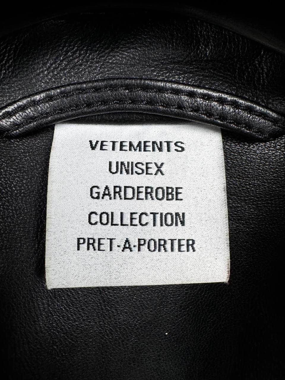 Vetements Vetements Leather Overshirt Jacket Size US S / EU 44-46 / 1 - 12 Thumbnail