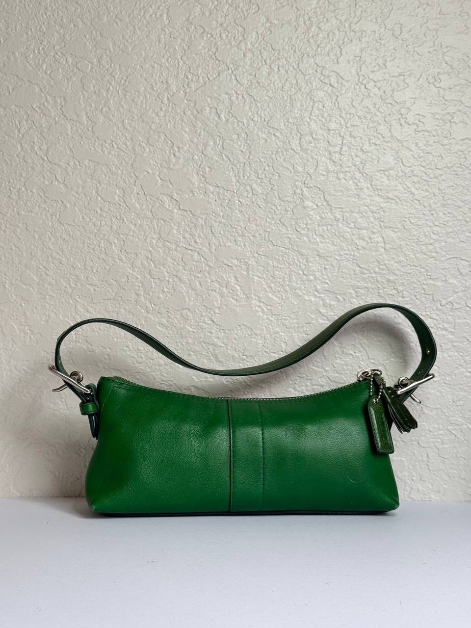 Coach Y2K Coach Hampton Mini Demi Baguette Shoulder Kelly Green Size ONE SIZE - 1 Thumbnail