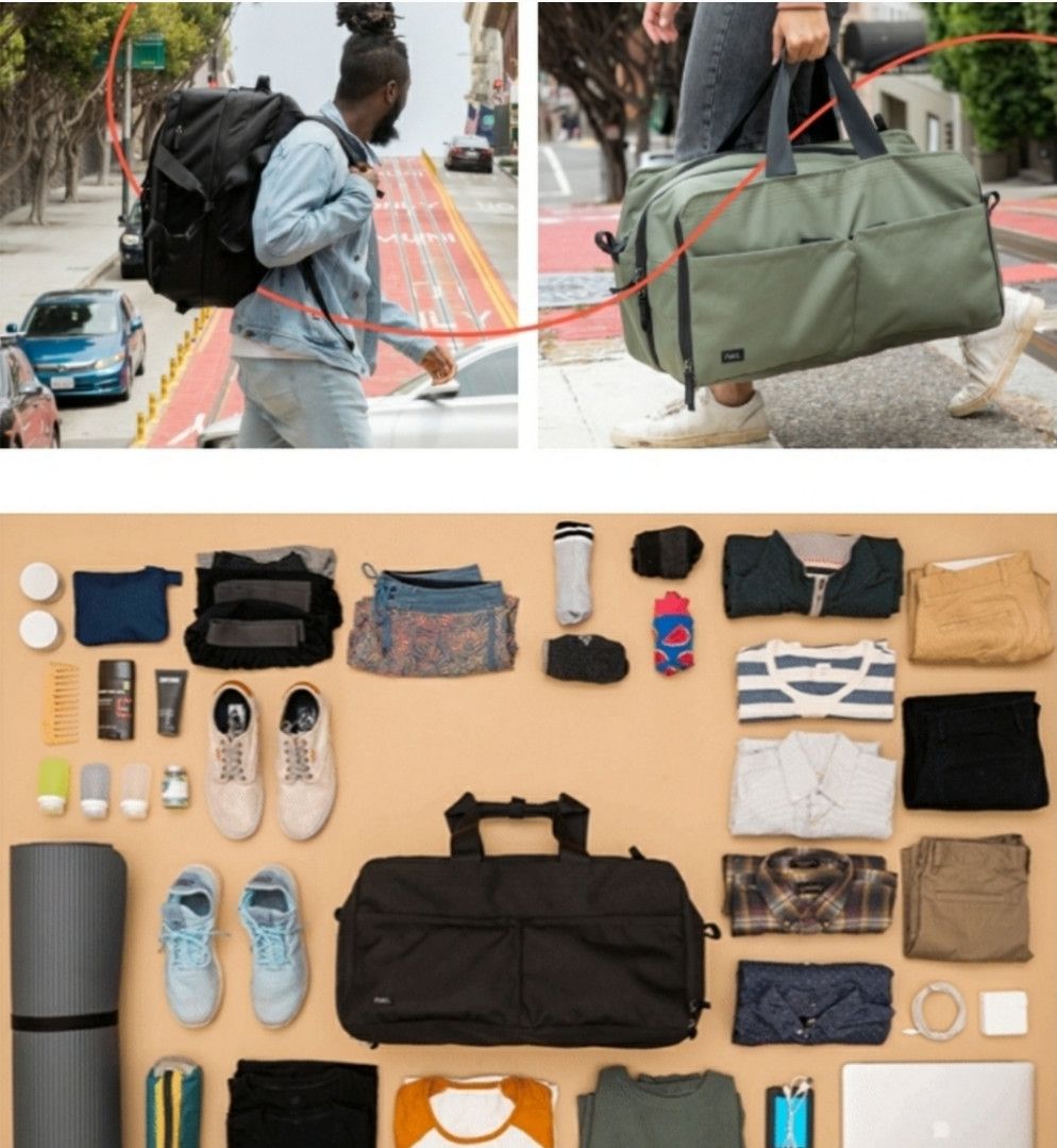 Other The Anywhere Pakt 50L Green carry on. bag backpack duffel Size ONE SIZE - 14 Thumbnail