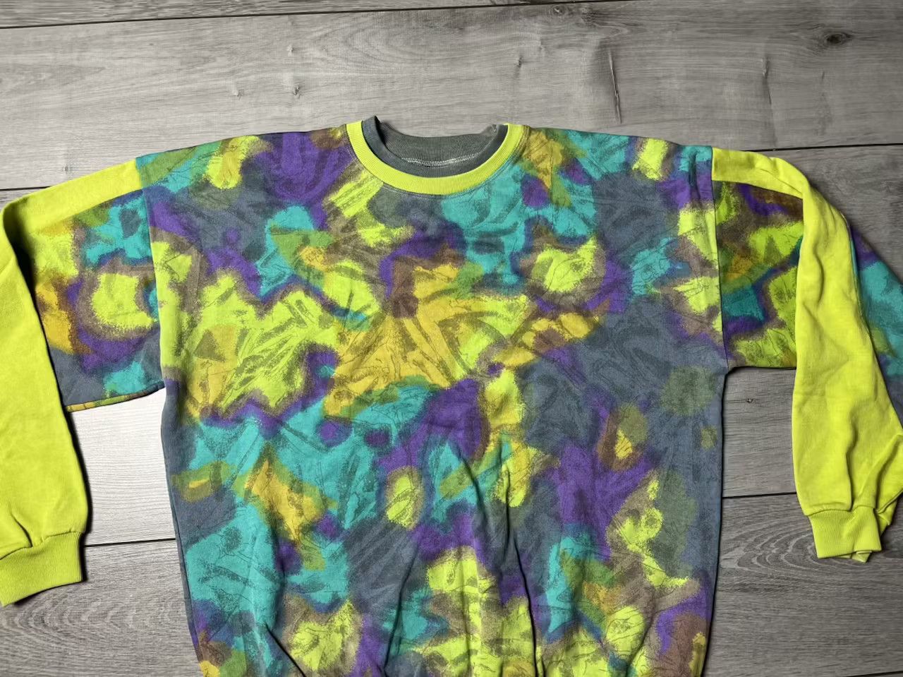 Vintage Vintage sweatshirt printed spray size XLarge Size US XL / EU 56 / 4 - 3 Thumbnail