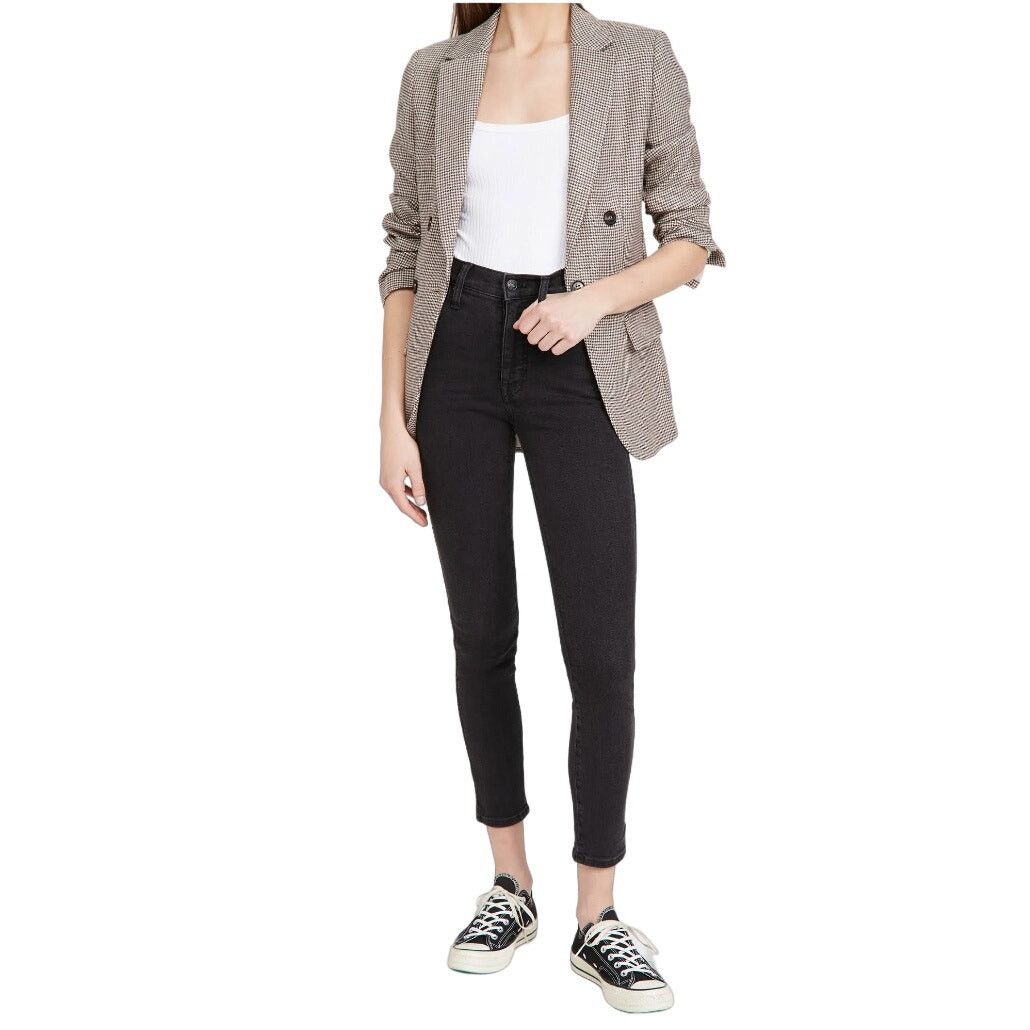 Madewell Madewell 10” High Rise Skinny Jeans Cotton Ankle Crop Sz 25 Size 25" / US 0 / IT 36 - 1 Thumbnail