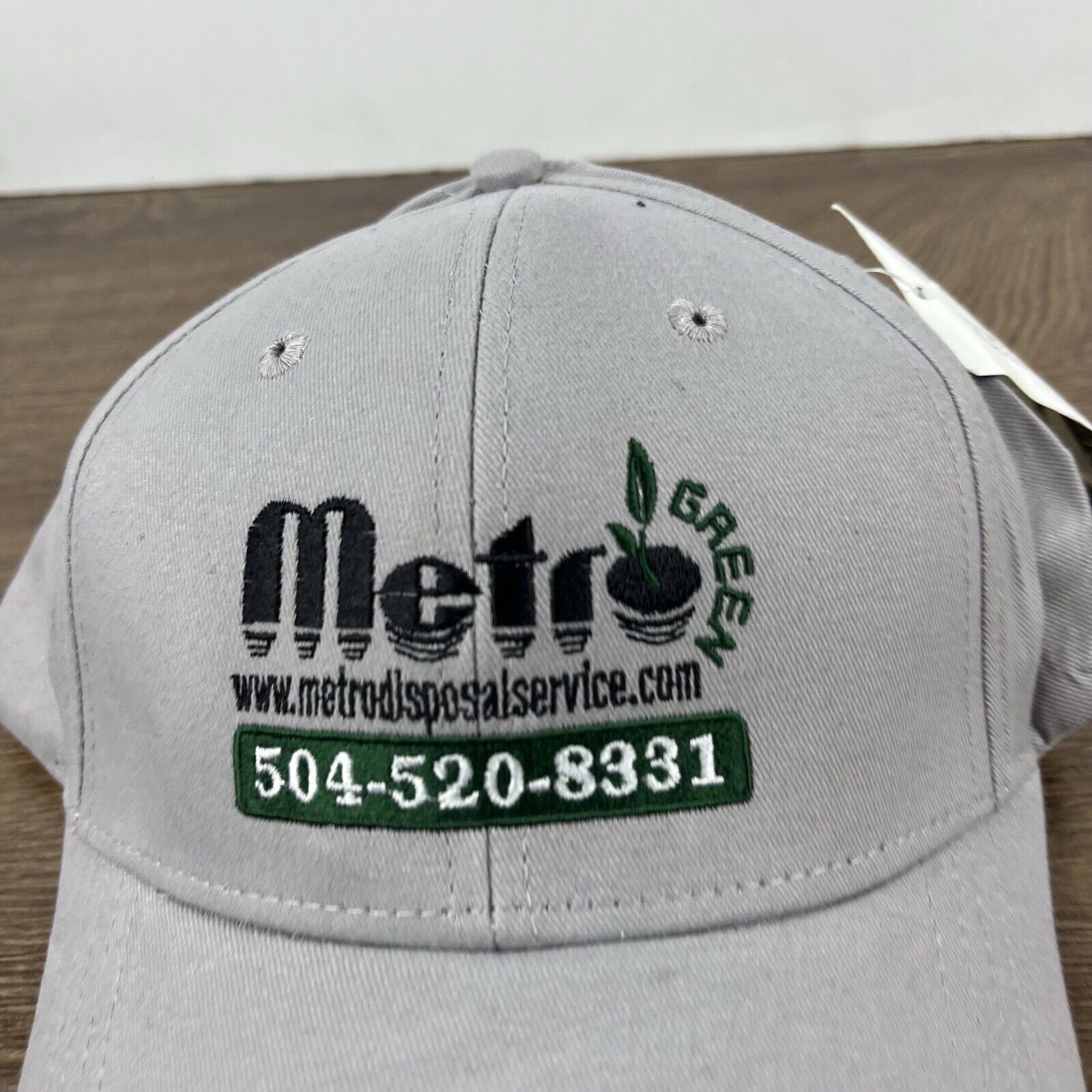 Other Metro Green Hat Gray Cap Adjustable Gray Adult Size Hat Size ONE SIZE - 6 Thumbnail