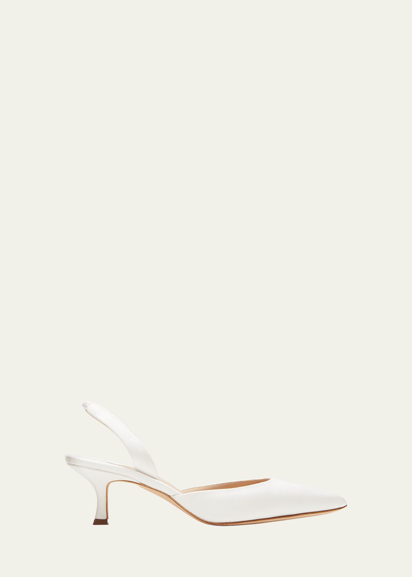 Manolo Blahnik Carolyne Kitten-Heel Halter Pumps Size US 6 / IT 36 - 1 Thumbnail