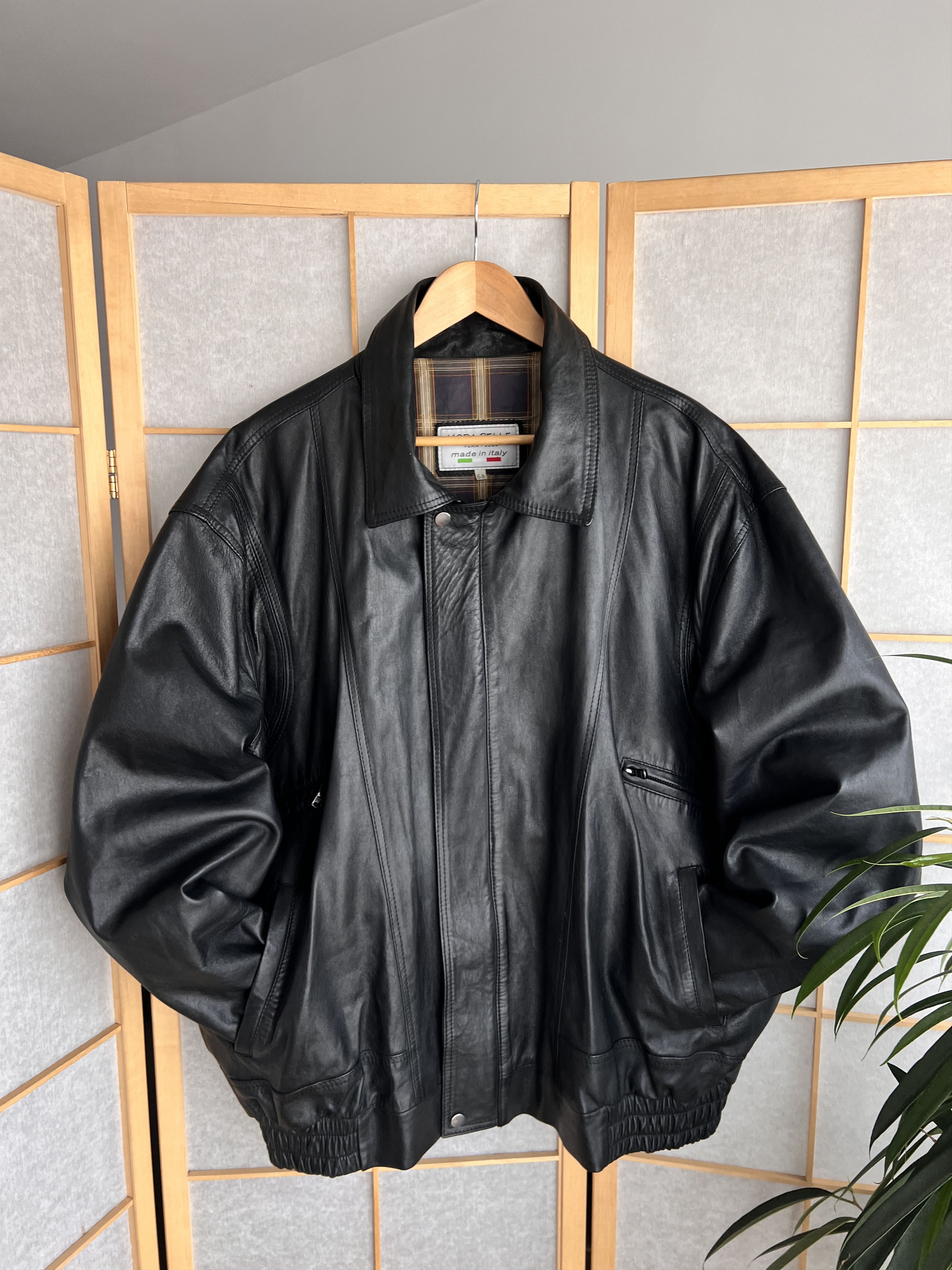 Hysteric Glamour Japanese shine leather jacket 2000s rick owens kapital style Size US XXL / EU 58 / 5 - 2 Thumbnail