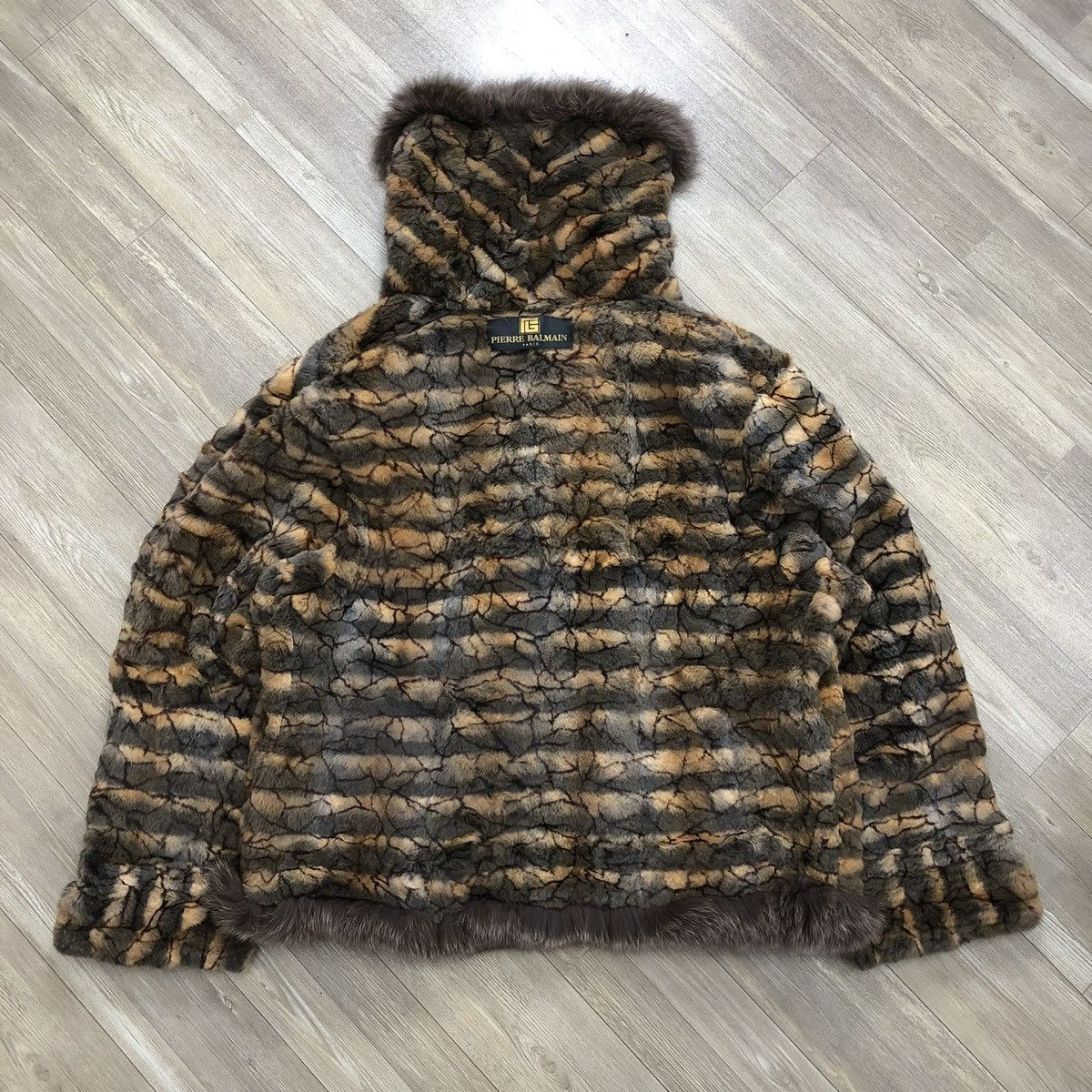 Pierre Balmain Vintage Pierre Balmain Leopard Sheared Mink Fur Reversible Size US M / EU 48-50 / 2 - 10 Thumbnail