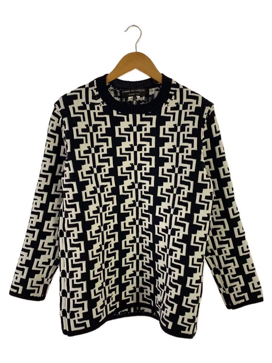 Comme des Garcons × Comme des Garcons Homme Plus AW21 Geometric Pattern Knit Sweater Size US S / EU 44-46 / 1 - 1 Thumbnail