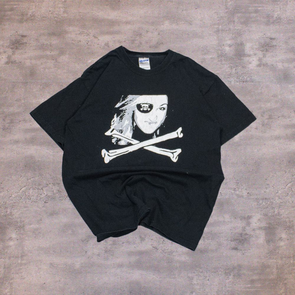 Gildan Y2K 00's Gildan Pirate Collage Black T-Shirt Size US M / EU 48-50 / 2 - 1 Thumbnail