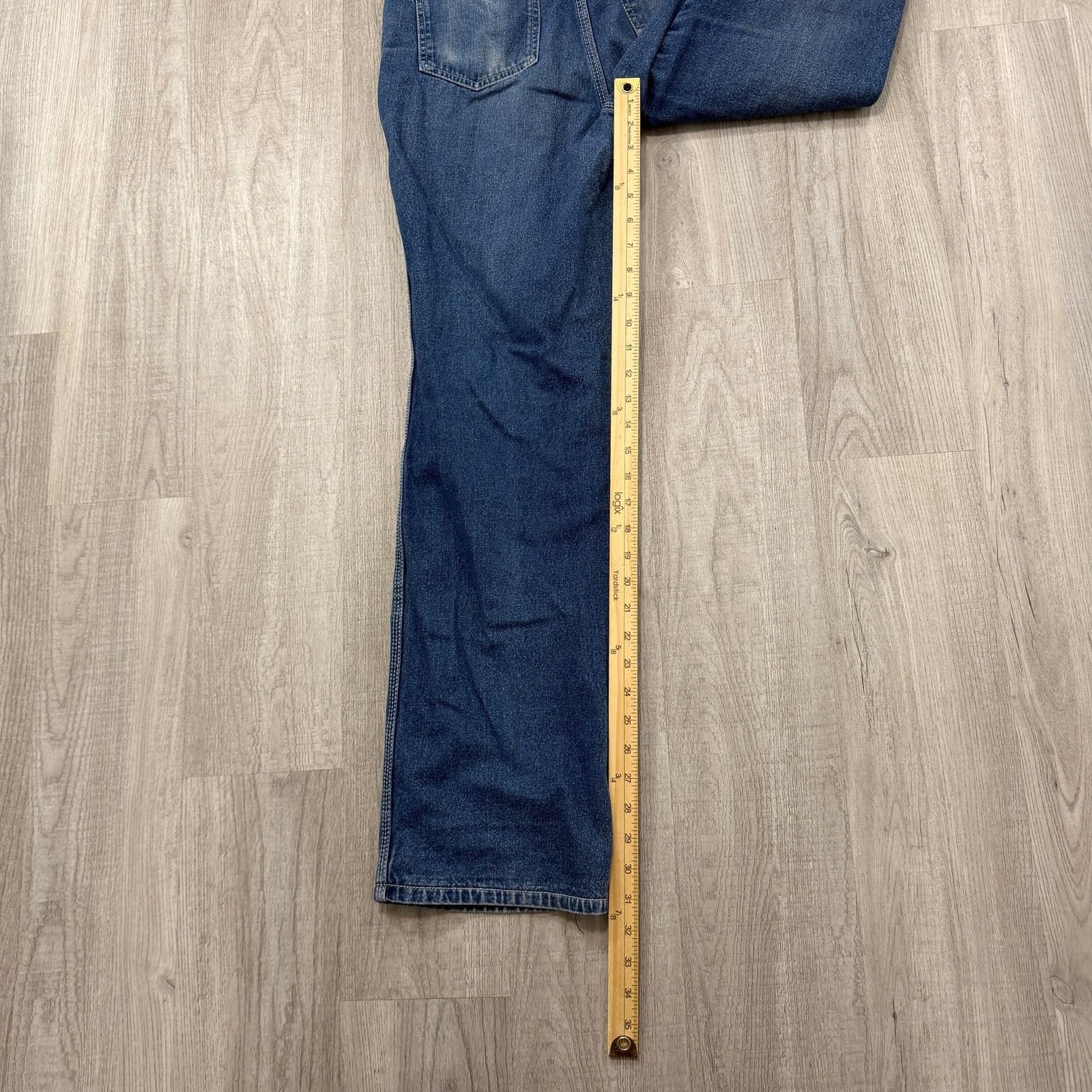 Vintage Vintage DRC Fleece Lined Jeans Men's 34 (Fits 34x31) Faded Size US 34 / EU 50 - 11 Thumbnail