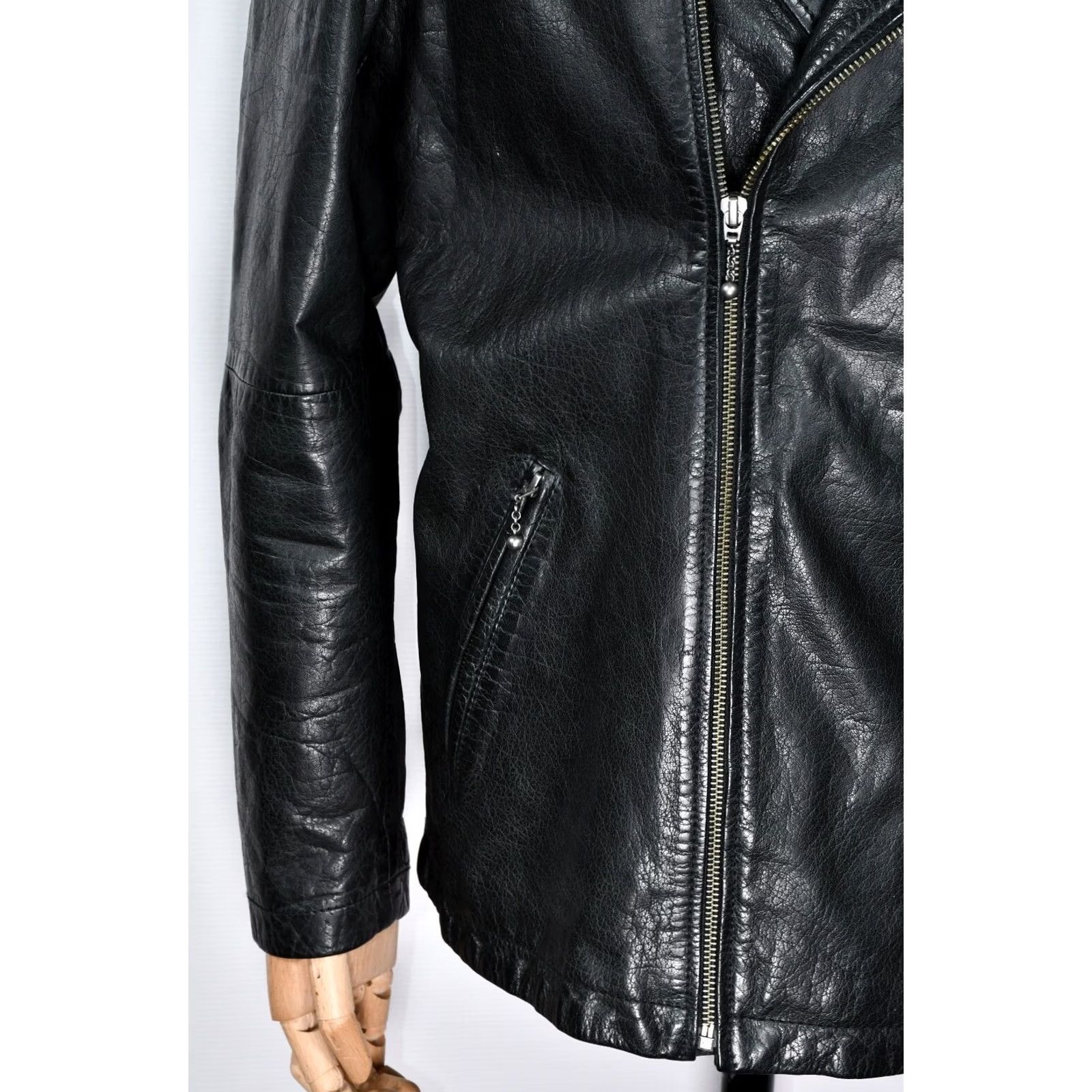 Levi's Levi's Motorcycle Jacket Biker Men's XL Leather Black Size US XL / EU 56 / 4 - 5 Thumbnail