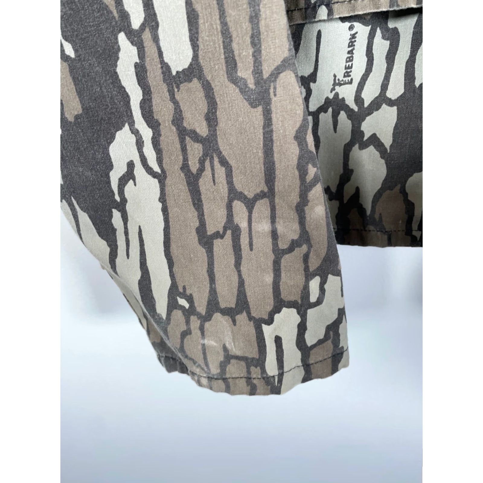 Vintage VINTAGE Trebark Camouflage Shirt Jacket Men's Large Camouflage Cotton Polyester VTG Regular Unlined Pockets Button-Up Twill 80s - Mens Size US L / EU 52-54 / 3 - 4 Thumbnail