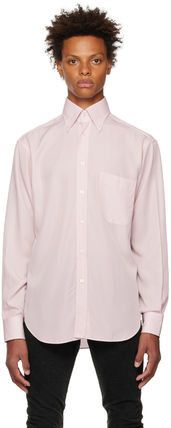 image of Tom Ford O1Loc1C0324 94Ycbe Shirt In Pink, Men's (Size Large)