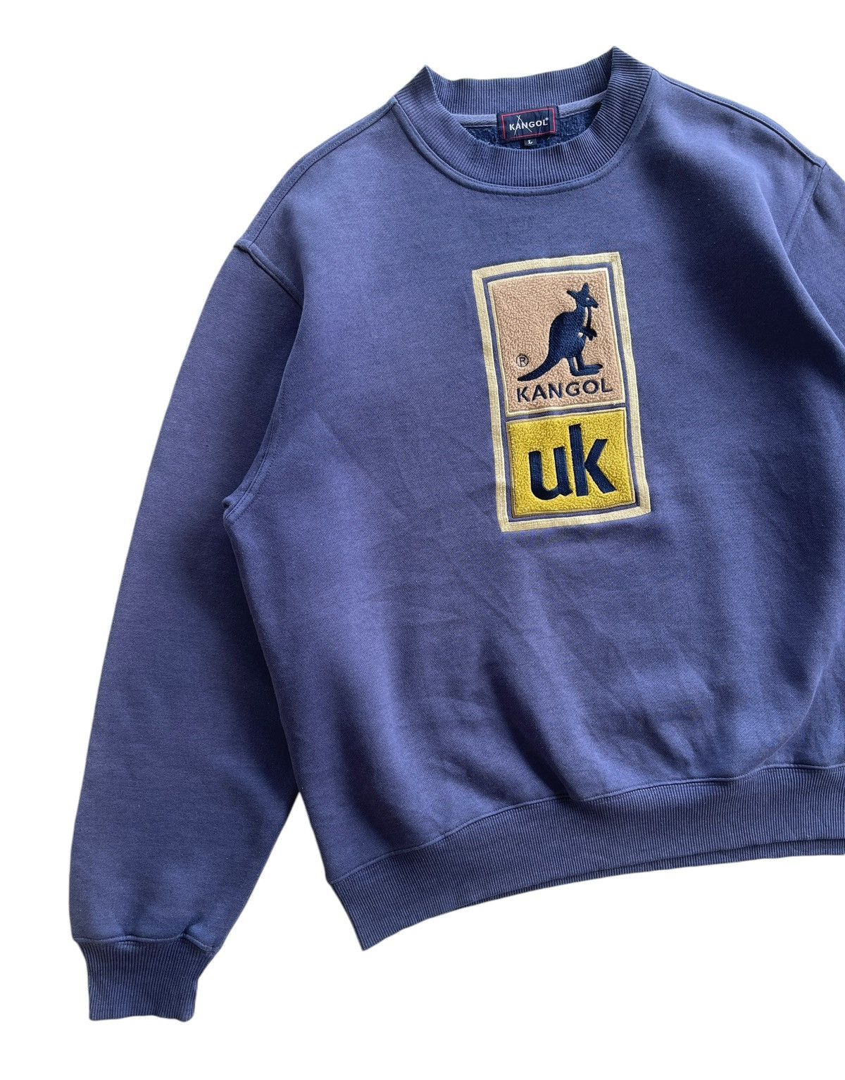 Kangol Vintage Kangol Center Logo Pullover Sweatshirt Size US L / EU 52-54 / 3 - 3 Thumbnail