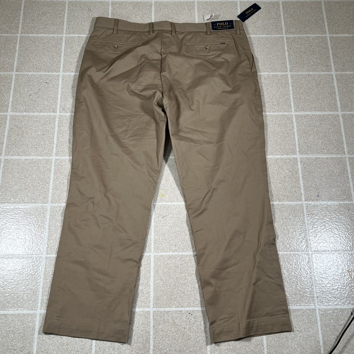 Polo Ralph Lauren NWT POLO RALPH LAUREN Chino Pants Khaki Stretch Straight Fit Size 40 - 3 Thumbnail