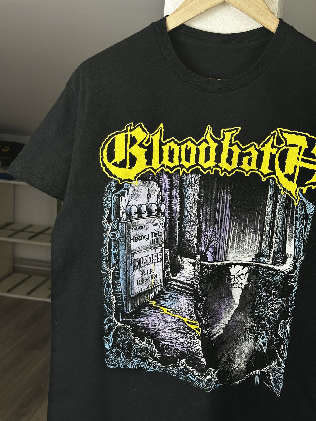 Haunted Mound Blood Bath Y2K Tee Black Bloody Wire Bat Tee Size US M / EU 48-50 / 2 - 4 Thumbnail