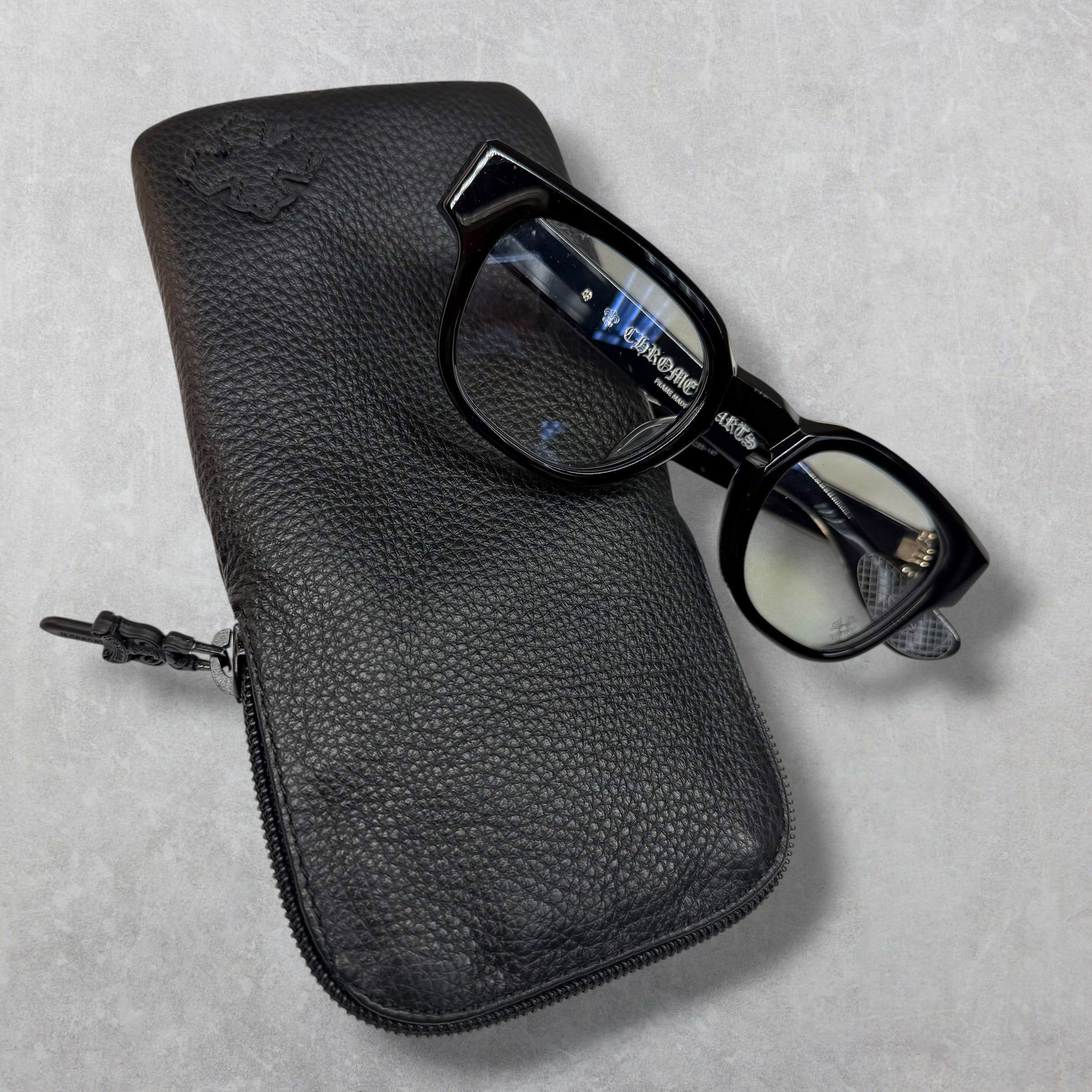 Chrome Hearts Chrome Hearts Cuntvoluted Black Glasses Size ONE SIZE - 9 Thumbnail