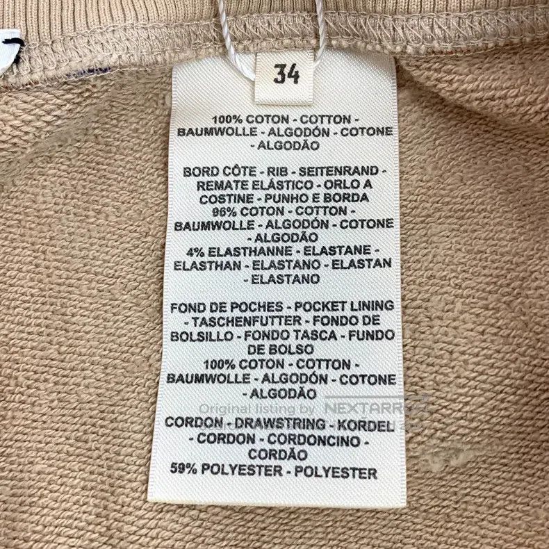 Hermes Hermes Color-block stirrup fantasy print cotton drawstring Size 42" / US 20 - 7 Thumbnail