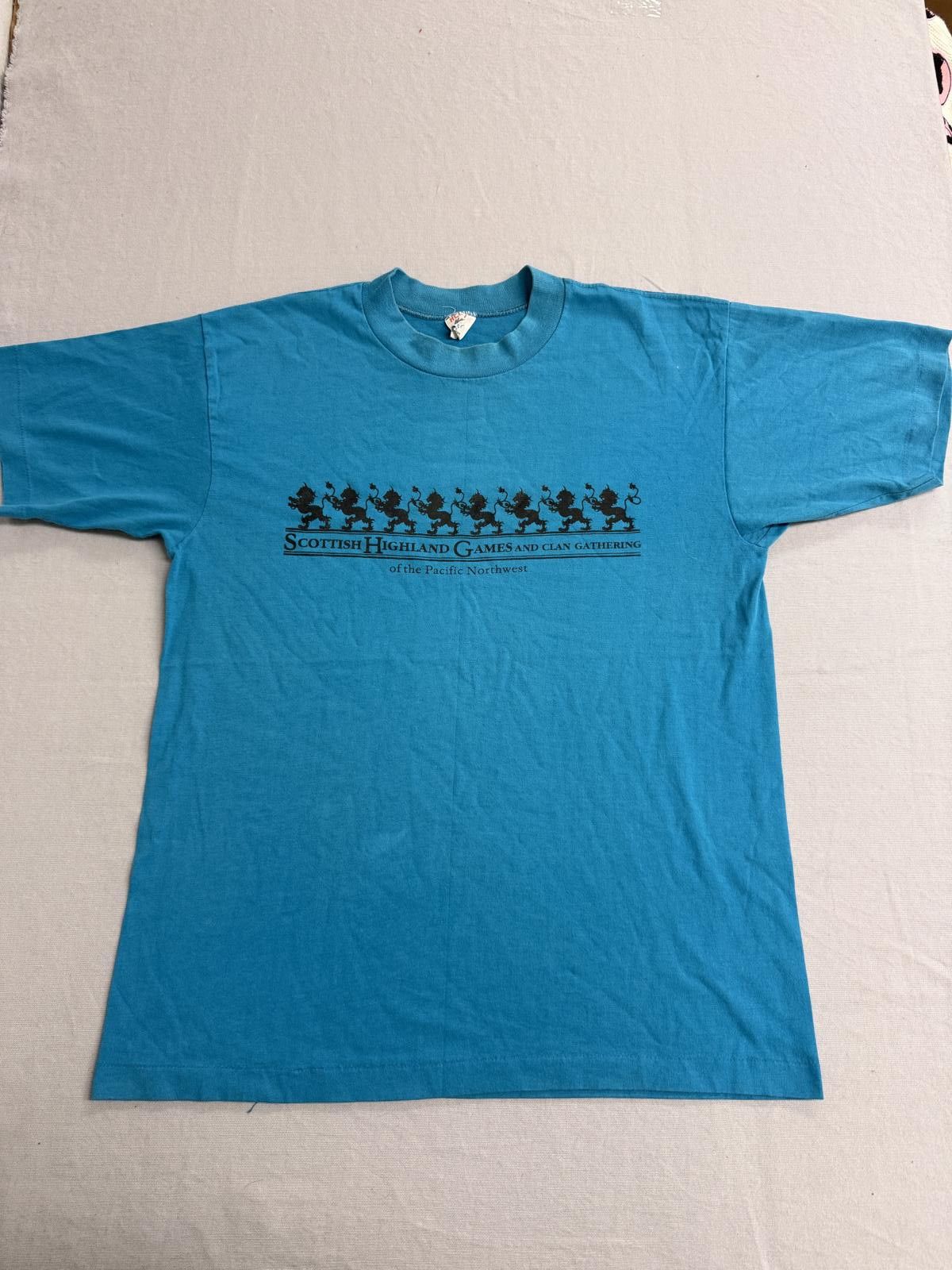 Other Vintage 80s Scottish Highland Games Gathering PNW T-shirt L Size US L / EU 52-54 / 3 - 1 Thumbnail