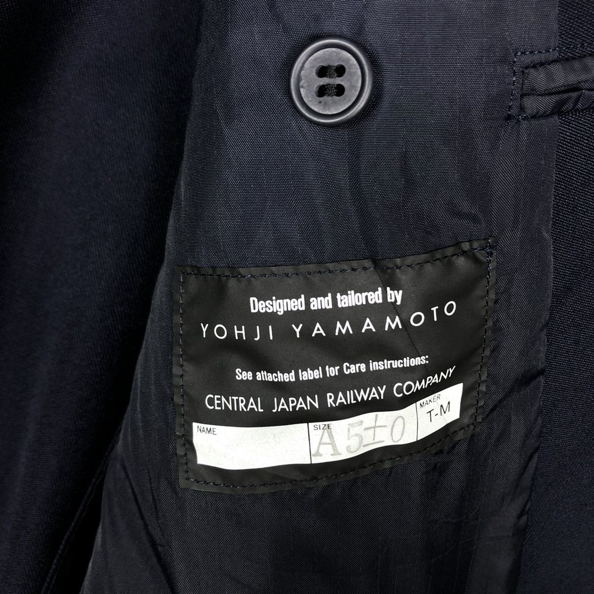 Yohji Yamamoto 🔥VINTAGE YOHJI YAMAMOTO JAPAN RAILWAY WORK JACKET Size US M / EU 48-50 / 2 - 17 Thumbnail