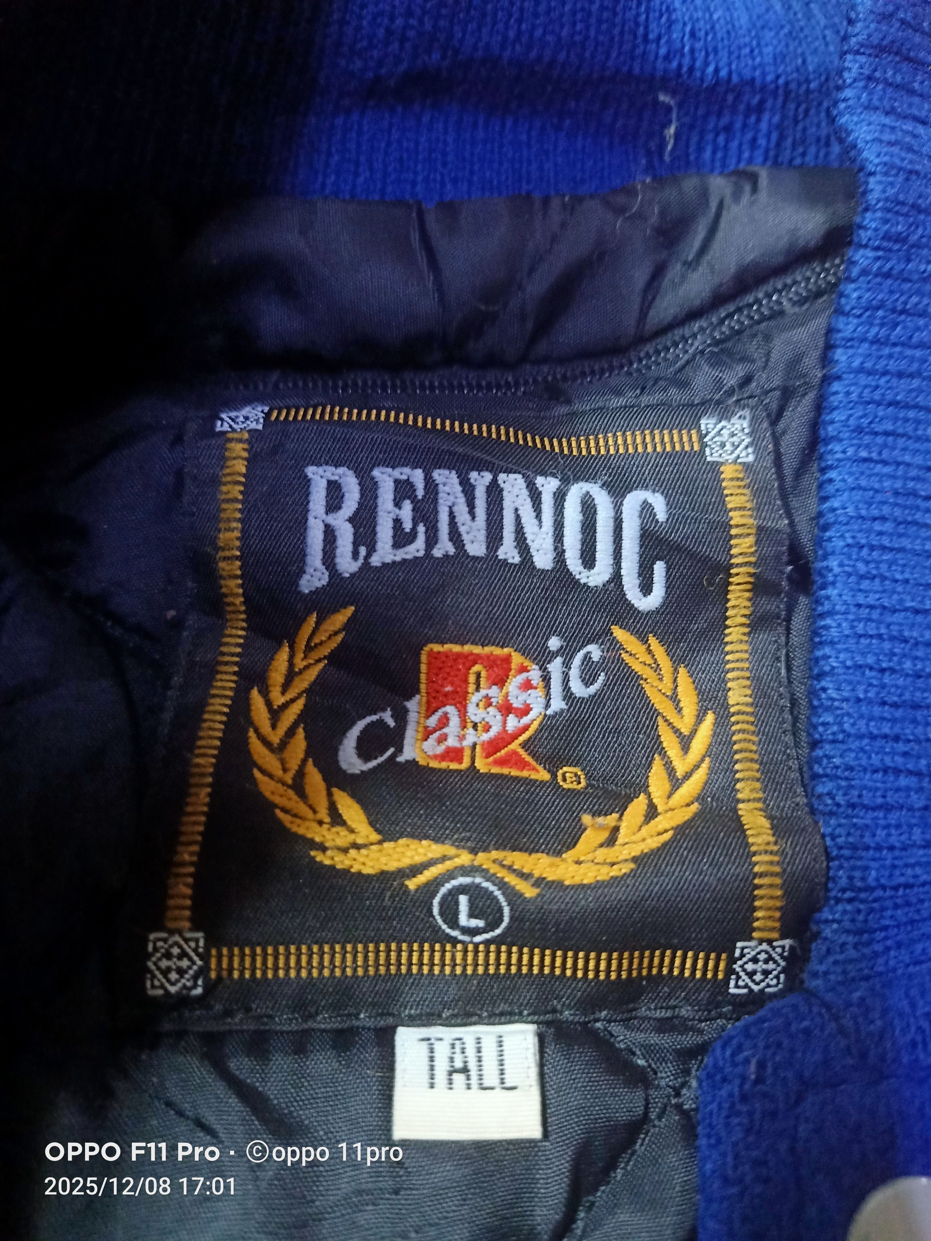 Rennoc 🌟Vintage Rennoc Varsity Jacket Leather 🌟 Size US L / EU 52-54 / 3 - 5 Thumbnail