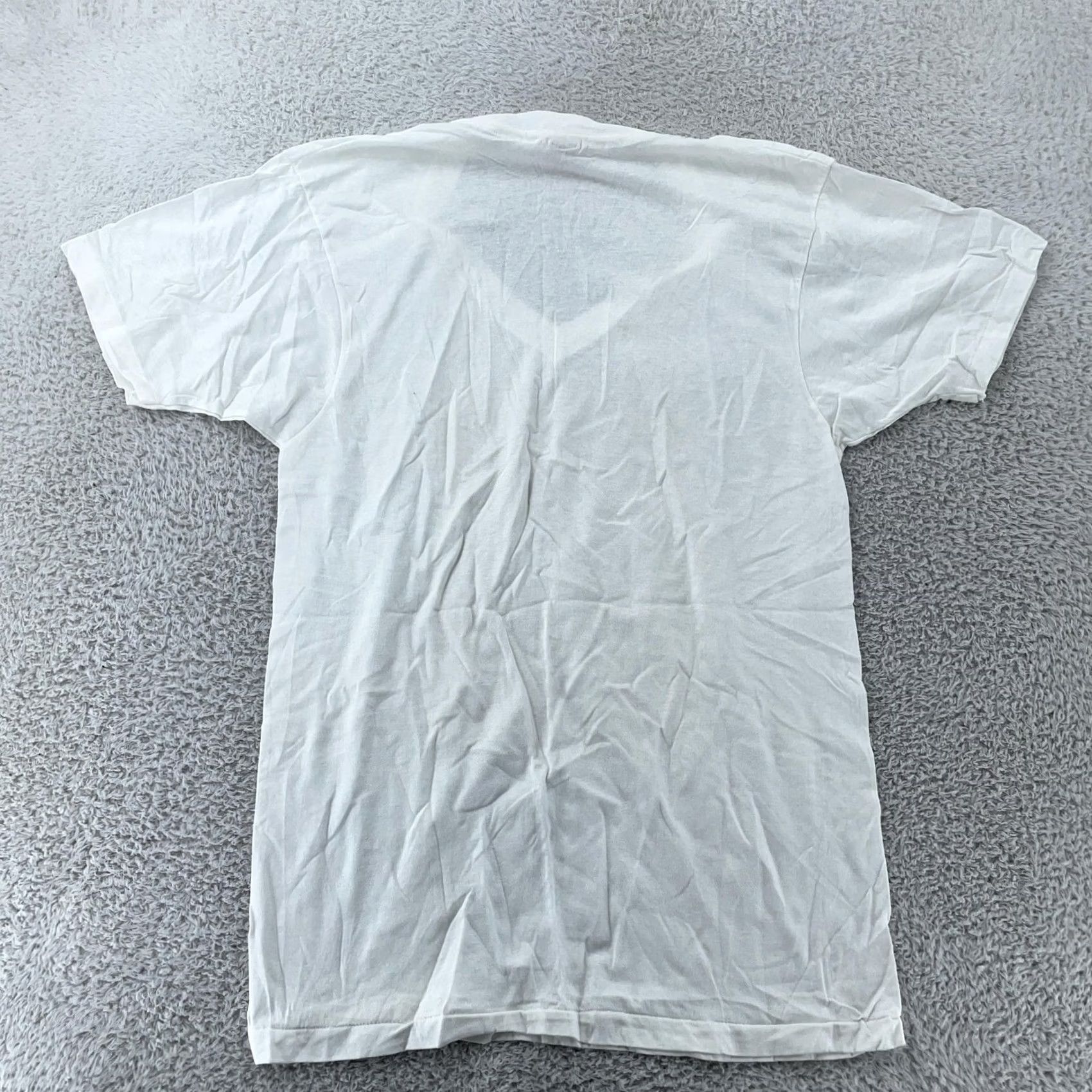 Hanes VINTAGE Hanes White V-Neck Shirt Mens S/M Blank Short Sleeve Cotton USA Tee Size US S / EU 44-46 / 1 - 4 Thumbnail