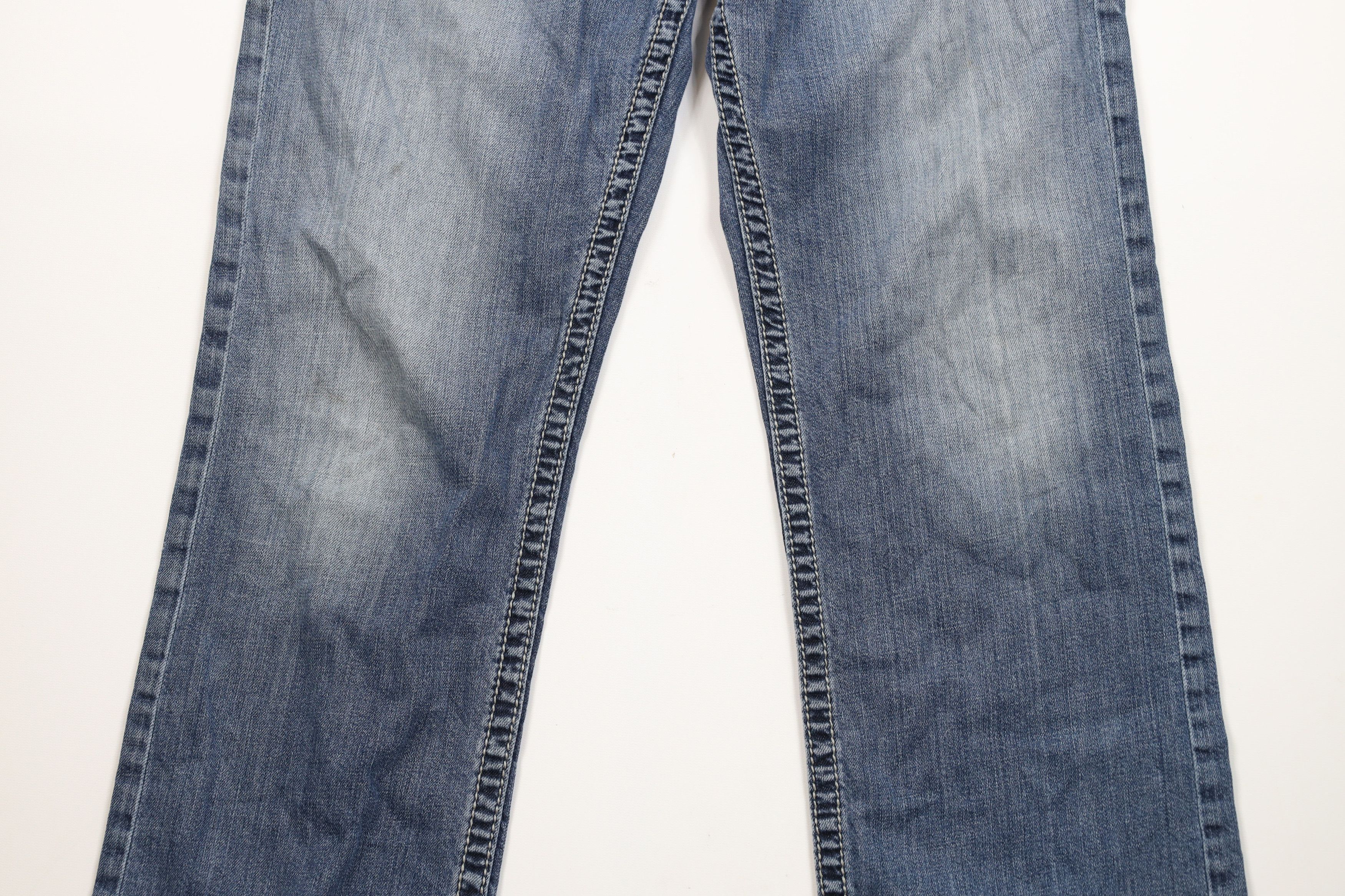 Vintage Buckle BKE Thick Stitch Stretch Jake Bootleg Denim Jeans Size US 33 - 3 Thumbnail