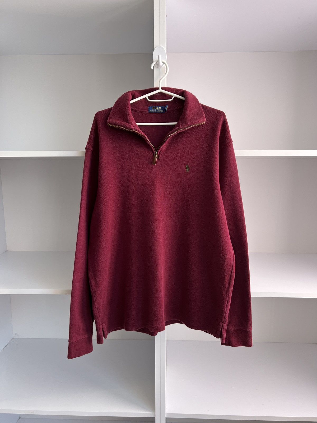 Polo Ralph Lauren × Vintage Vintage Polo Ralph Lauren 1/4 zip sweatshirt old money style Size US L / EU 52-54 / 3 - 5 Thumbnail
