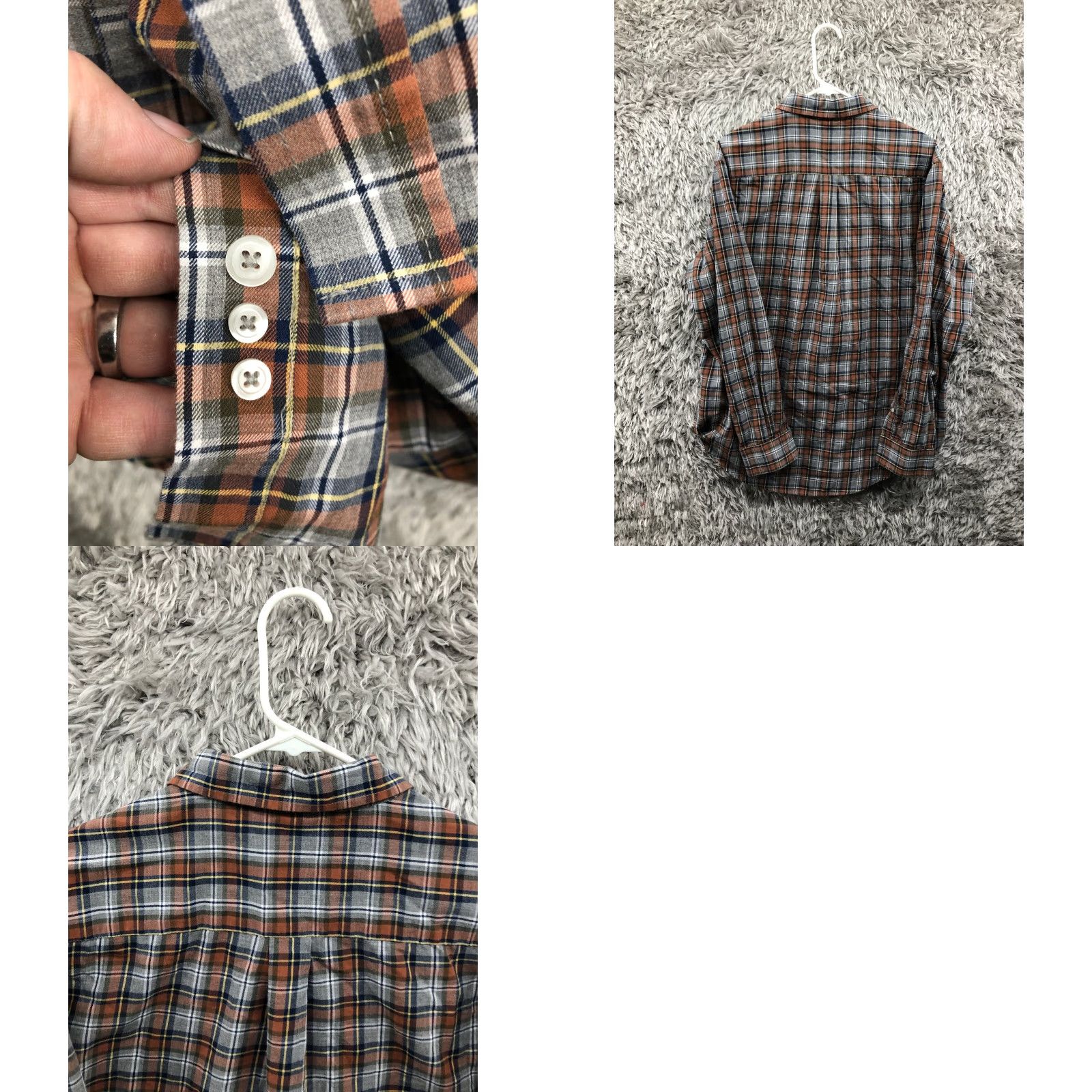 Croft & Barrow Croft & Barrow Flannel Shirt L Mens Long Sleeve Button-Down Collar Shirt Size US L / EU 52-54 / 3 - 8 Thumbnail