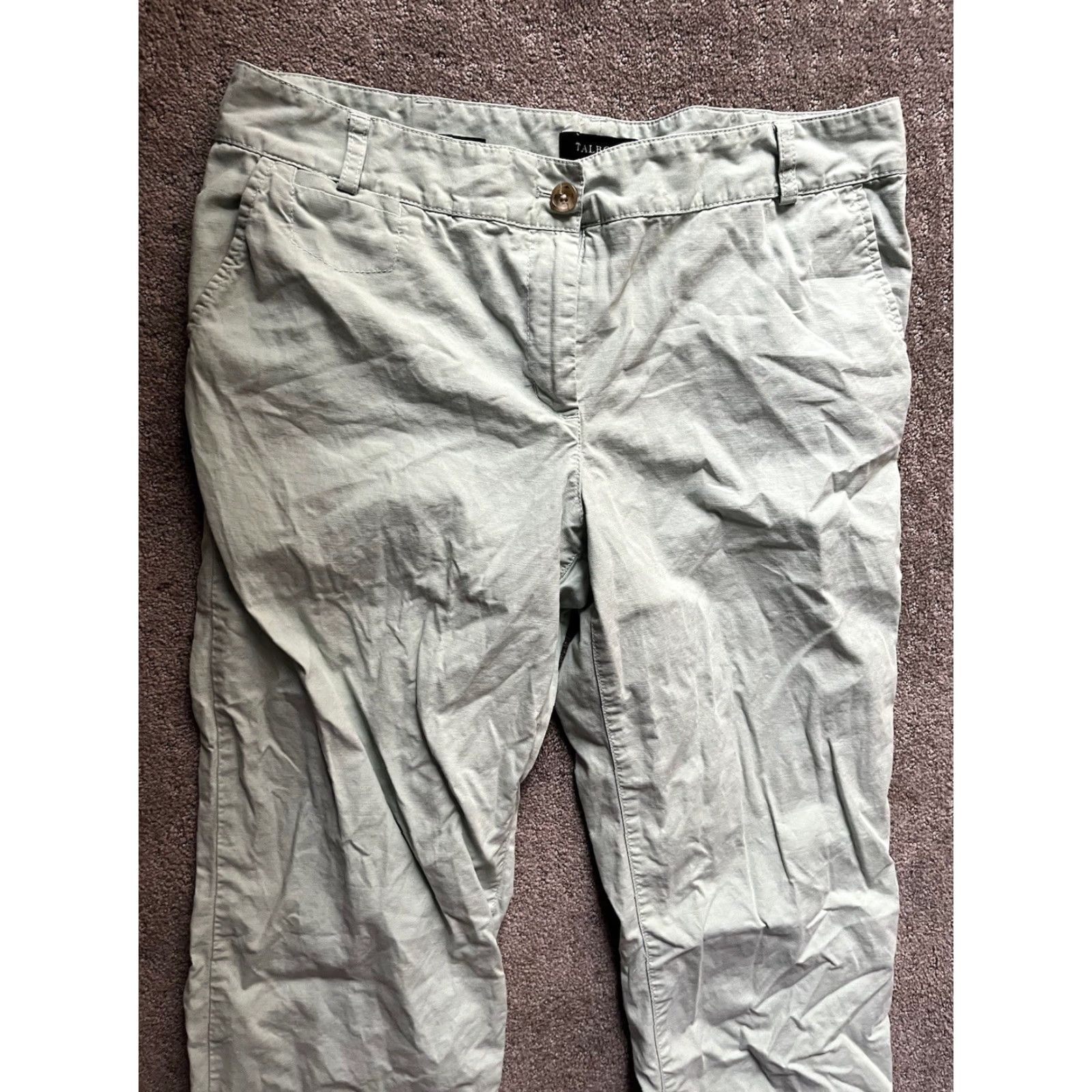 Talbots Talbots 12P Green Ankle Length Pants Women’s Petite Casual Straight 12P - Talbots Pants Womens 12 Petite Green Ankle Casual Straight Size 34" / US 12 / IT 48 - 2 Thumbnail