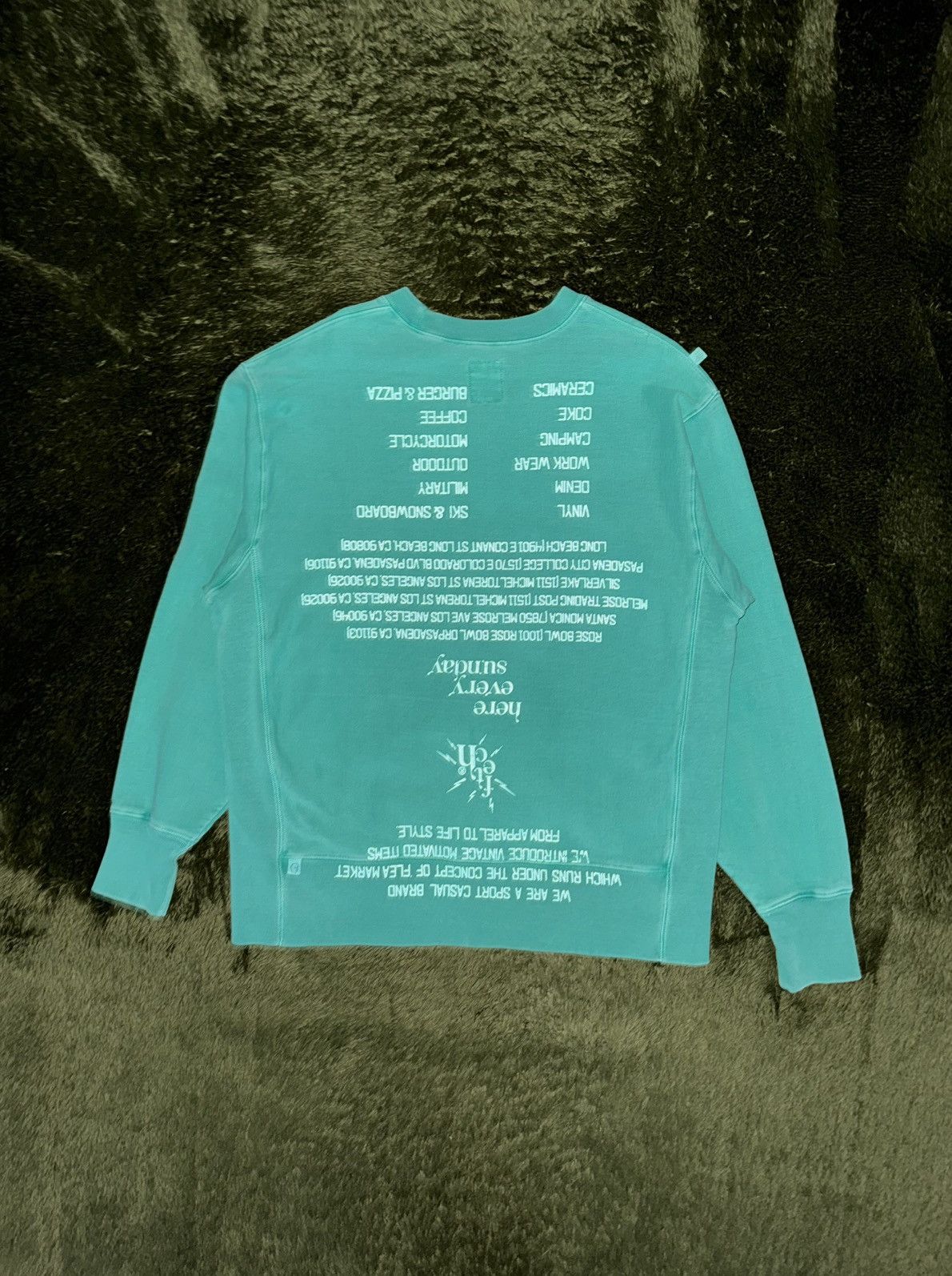 Japanese Brand [M] Fetch Sunday USA Cotton Reverse Weave Sweatshirt Size US M / EU 48-50 / 2 - 7 Thumbnail