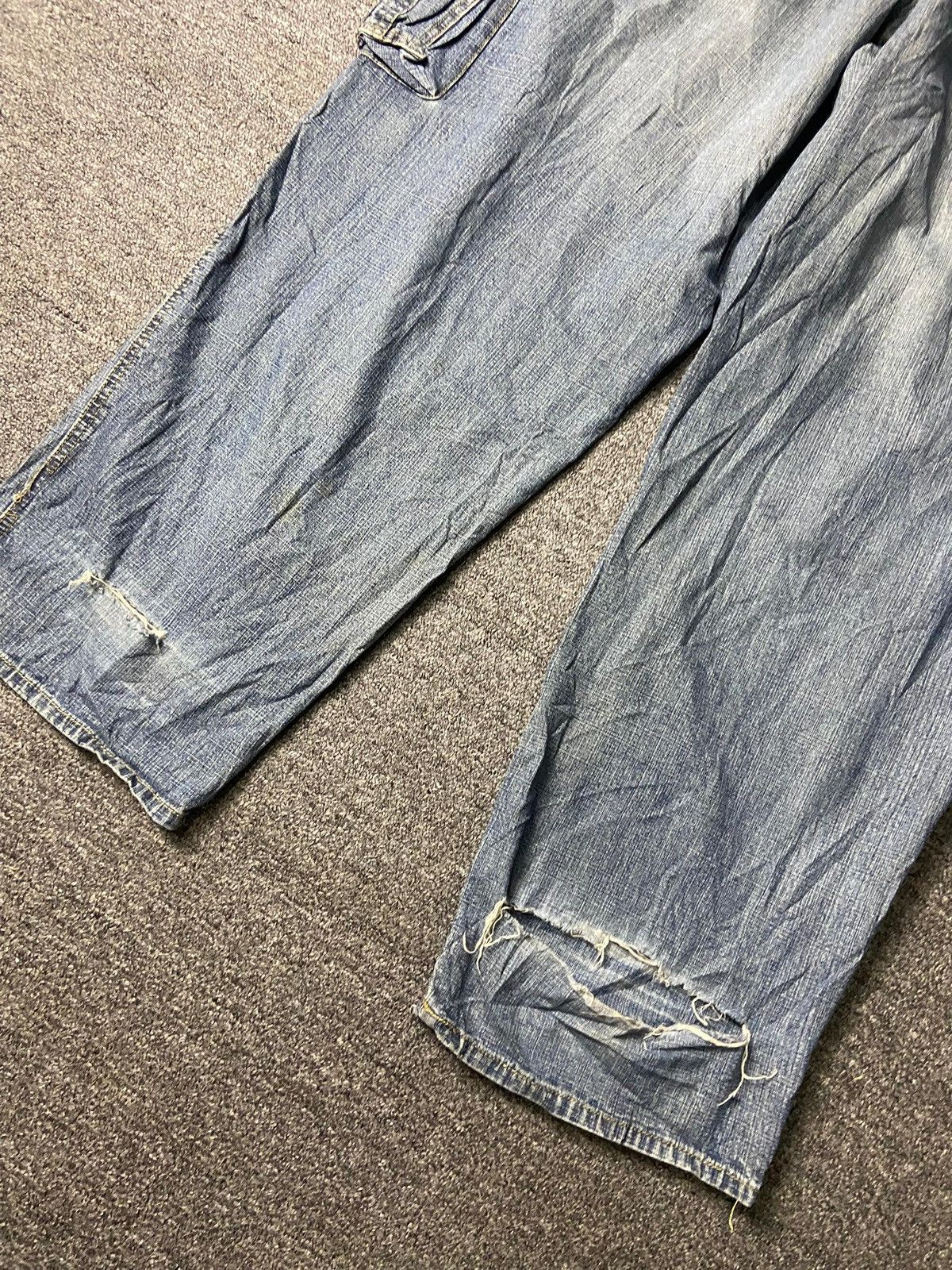 Japanese Brand Japanese Brand Baggy Cargo Jeans (158) Size US 44 / EU 60 - 2 Thumbnail