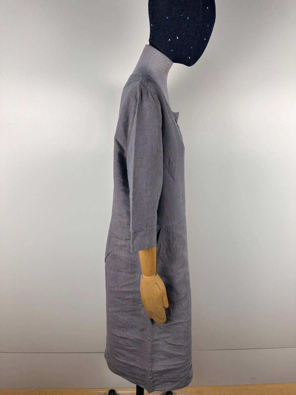 Other Poetry Gray Linen Blend Tunic Dress Size US8 UK12 EU38 Size M / US 6-8 / IT 42-44 - 6 Thumbnail