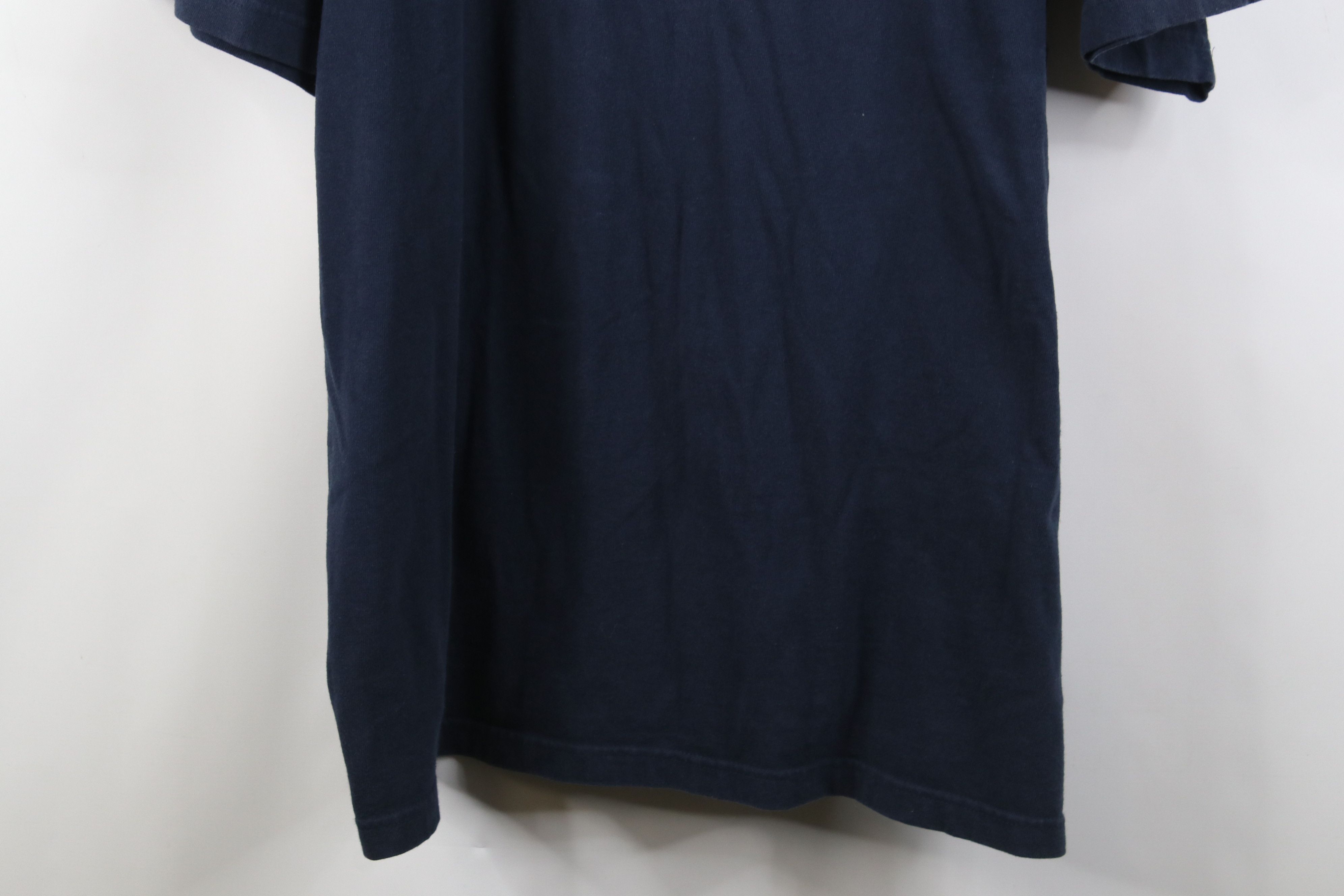 Carhartt Vintage Y2K Carhartt Heavy Pocket T-Shirt Navy Blue Cotton Size US XXL / EU 58 / 5 - 3 Thumbnail