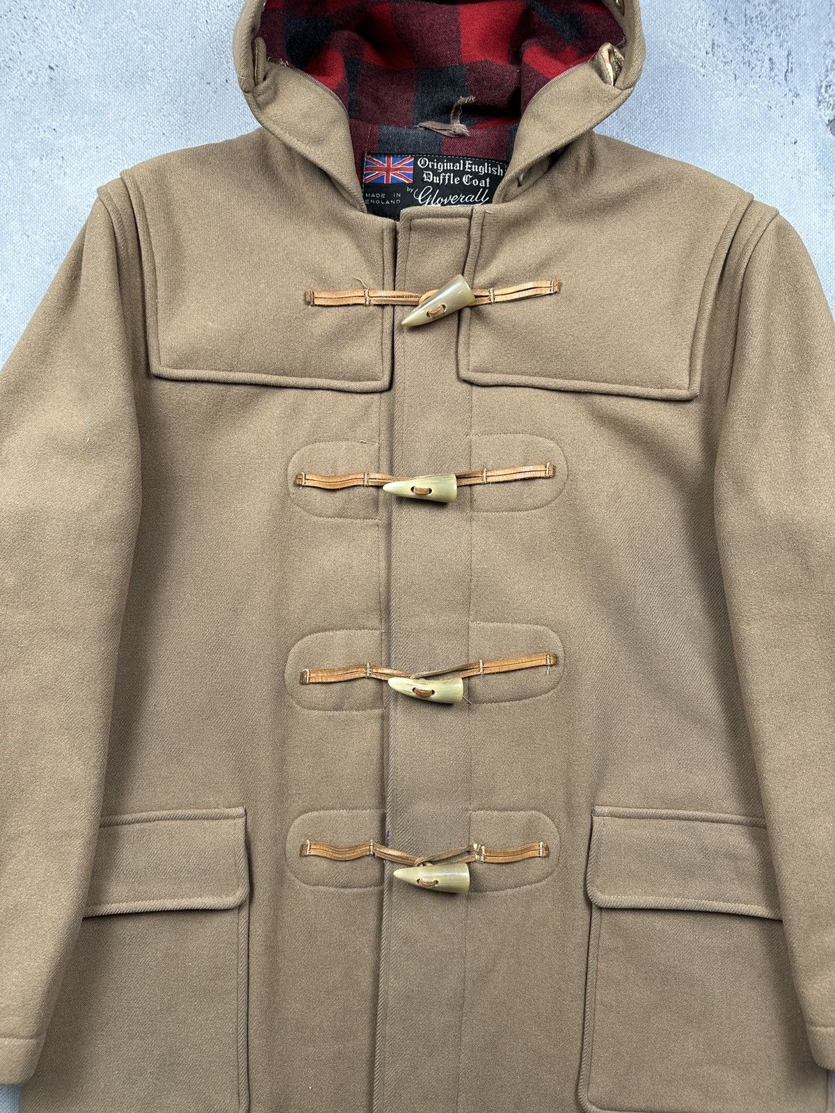 Gloverall Vintage Gloverall Original English Duffle Coat Camel Wool Size US M / EU 48-50 / 2 - 14 Thumbnail