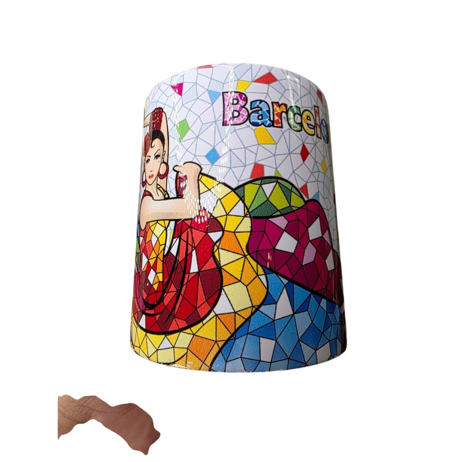 & Other Stories Barcelona Mosaic Flamenco Dancer Coffee Mug Ceramic 12oz Size ONE SIZE - 3 Thumbnail