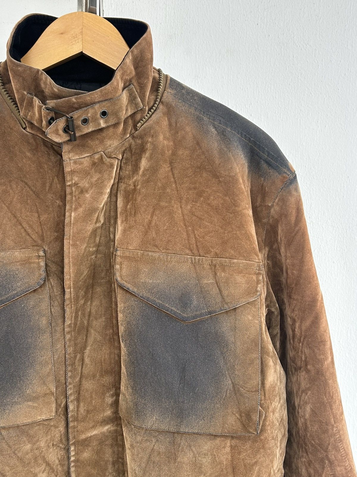 In The Attic Intheattic Vintage Suede Brown Winter Jacket Size US L / EU 52-54 / 3 - 4 Thumbnail