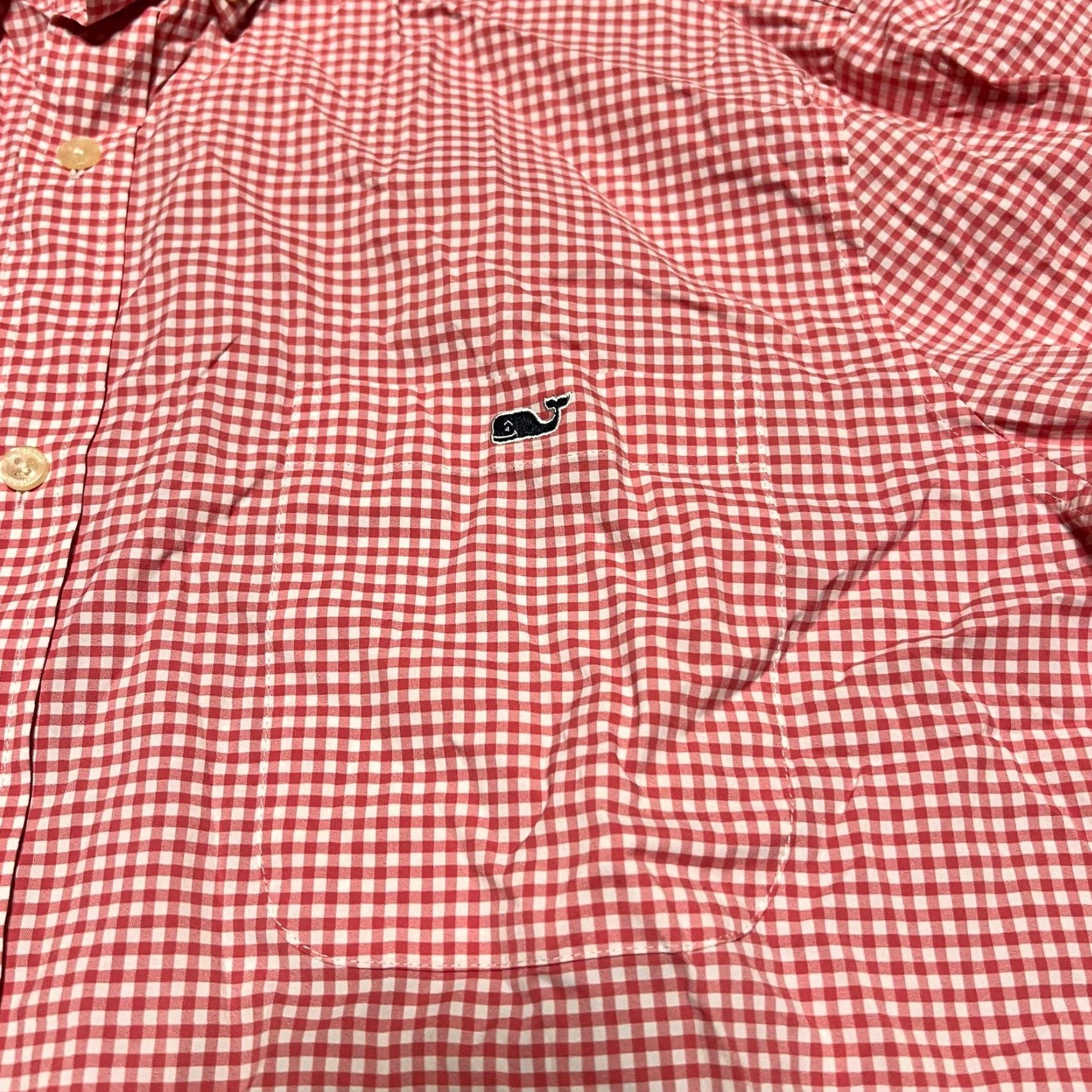 Vineyard Vines Vineyard Vines Shirt Men XL Red Pink Check Plaid Long Sleeve Performance Stretch Size US XL / EU 56 / 4 - 3 Thumbnail