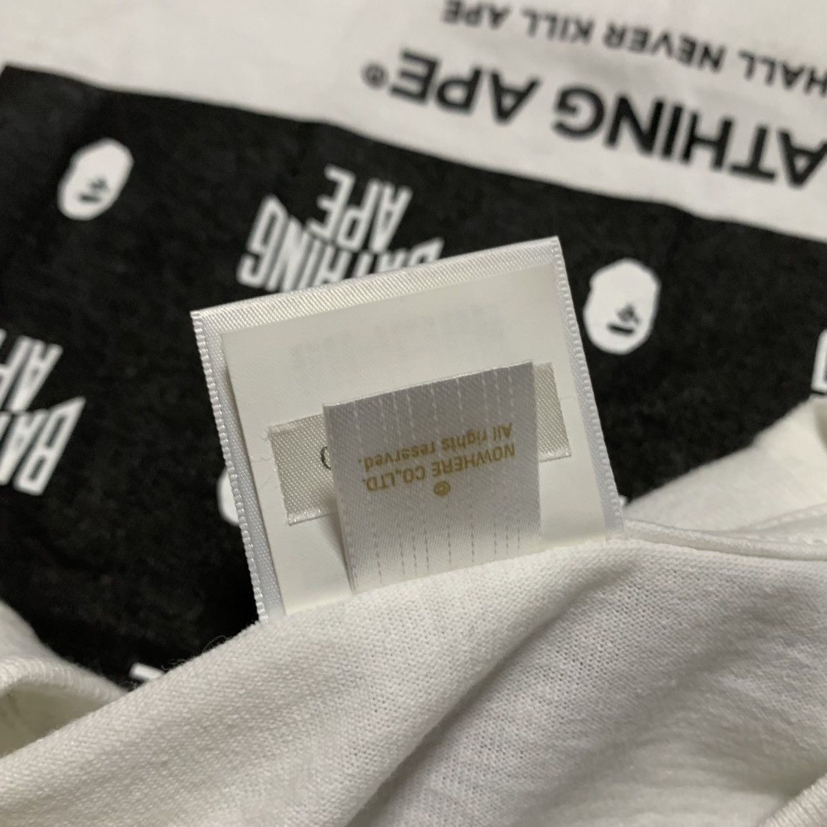 Bape Bape Medium Graphic A Bathing Ape White Tee Size US M / EU 48-50 / 2 - 9 Thumbnail
