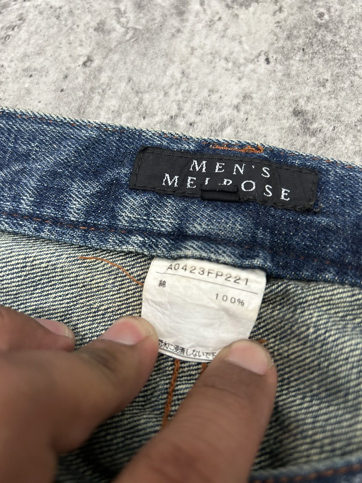 Japanese Brand Men’s Melrose Japanese Selvedge Paint Distressed Pants Size US 32 / EU 48 - 10 Thumbnail