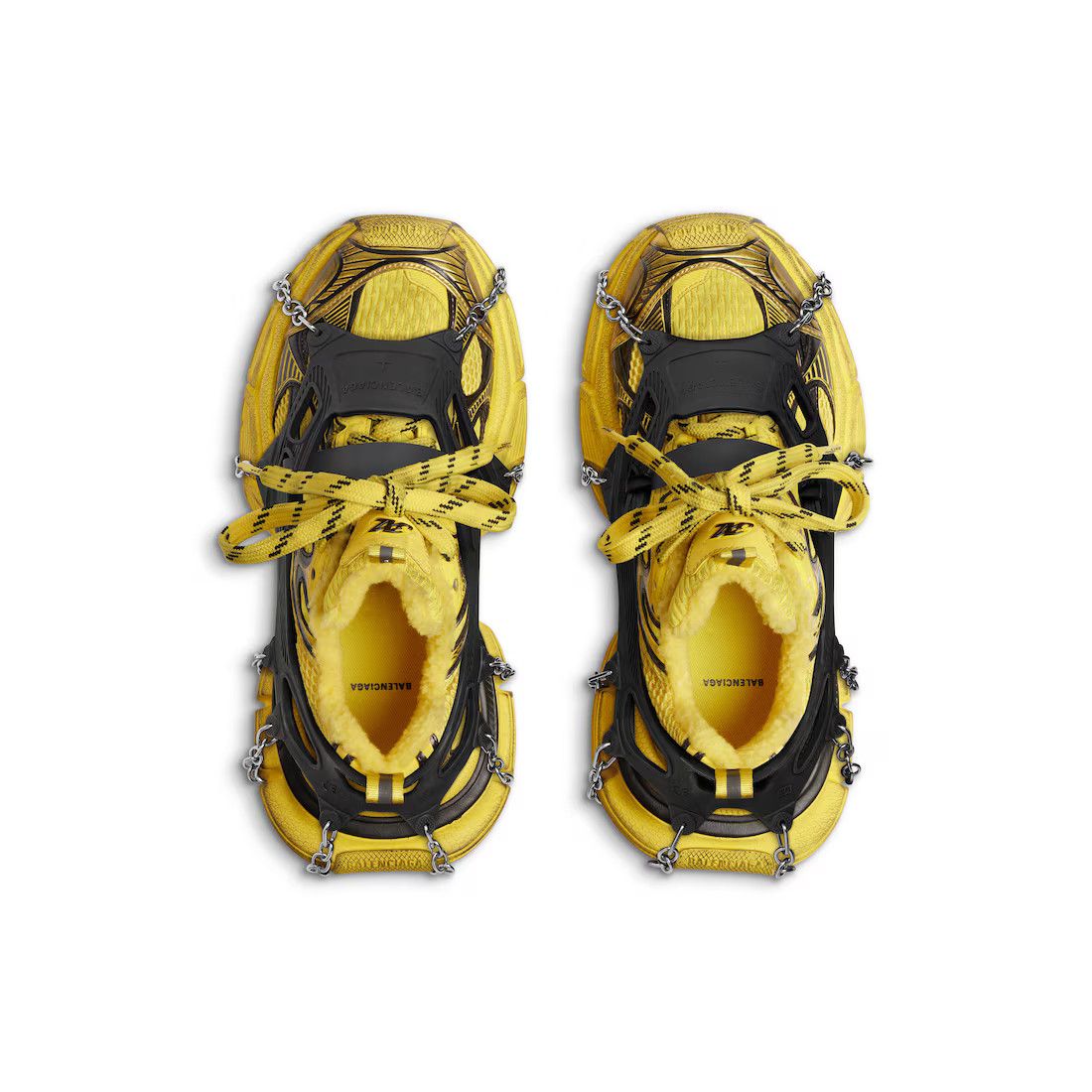 Balenciaga o1mt1gz0125 3XL Ski Sneakers in Yellow/Black Size US 8 / EU 41 - 5 Thumbnail