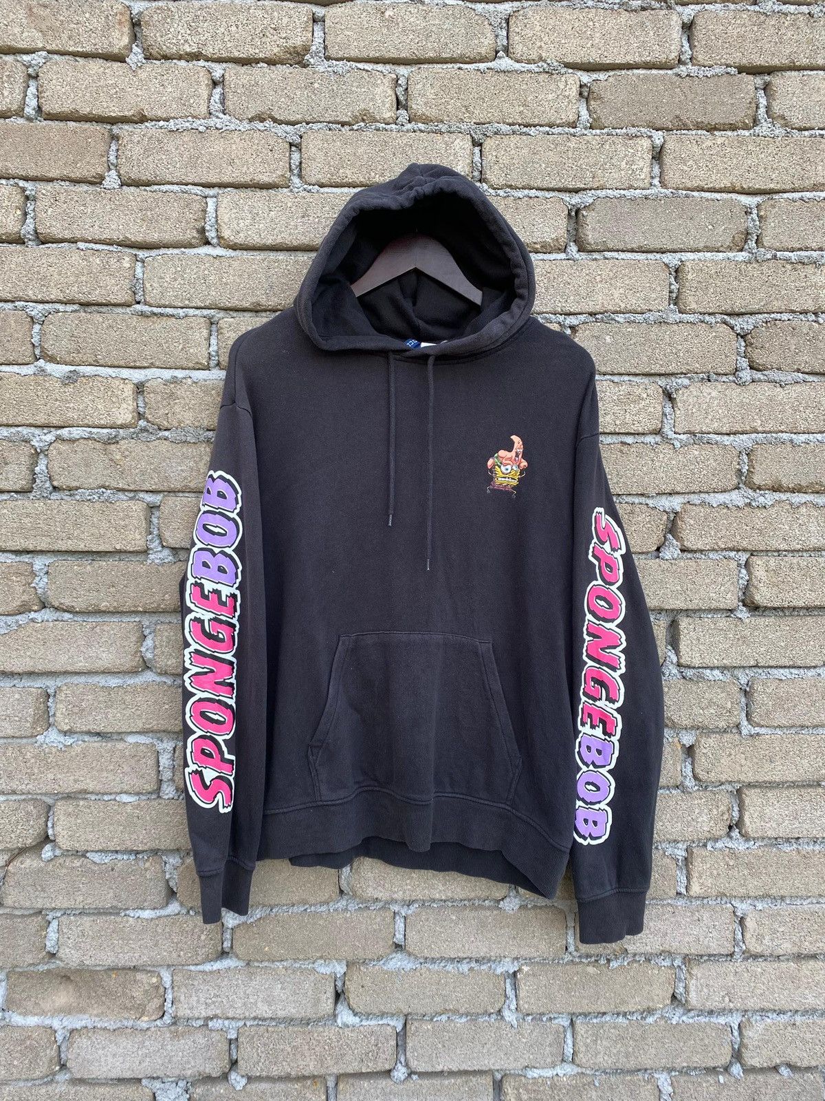 Cartoon Network Spongebob Squarepants Overprint Hoodie Pullover Size US L / EU 52-54 / 3 - 6 Thumbnail