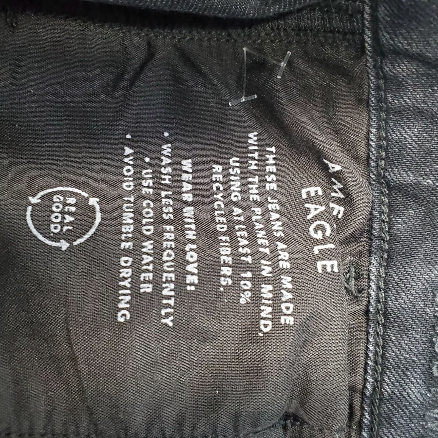 American Eagle Outfitters American Eagle Outfitters Jeans Womens 12 Black Denim Comfort Stretch Waistband Jeans Size 34" / US 12 / IT 48 - 6 Thumbnail