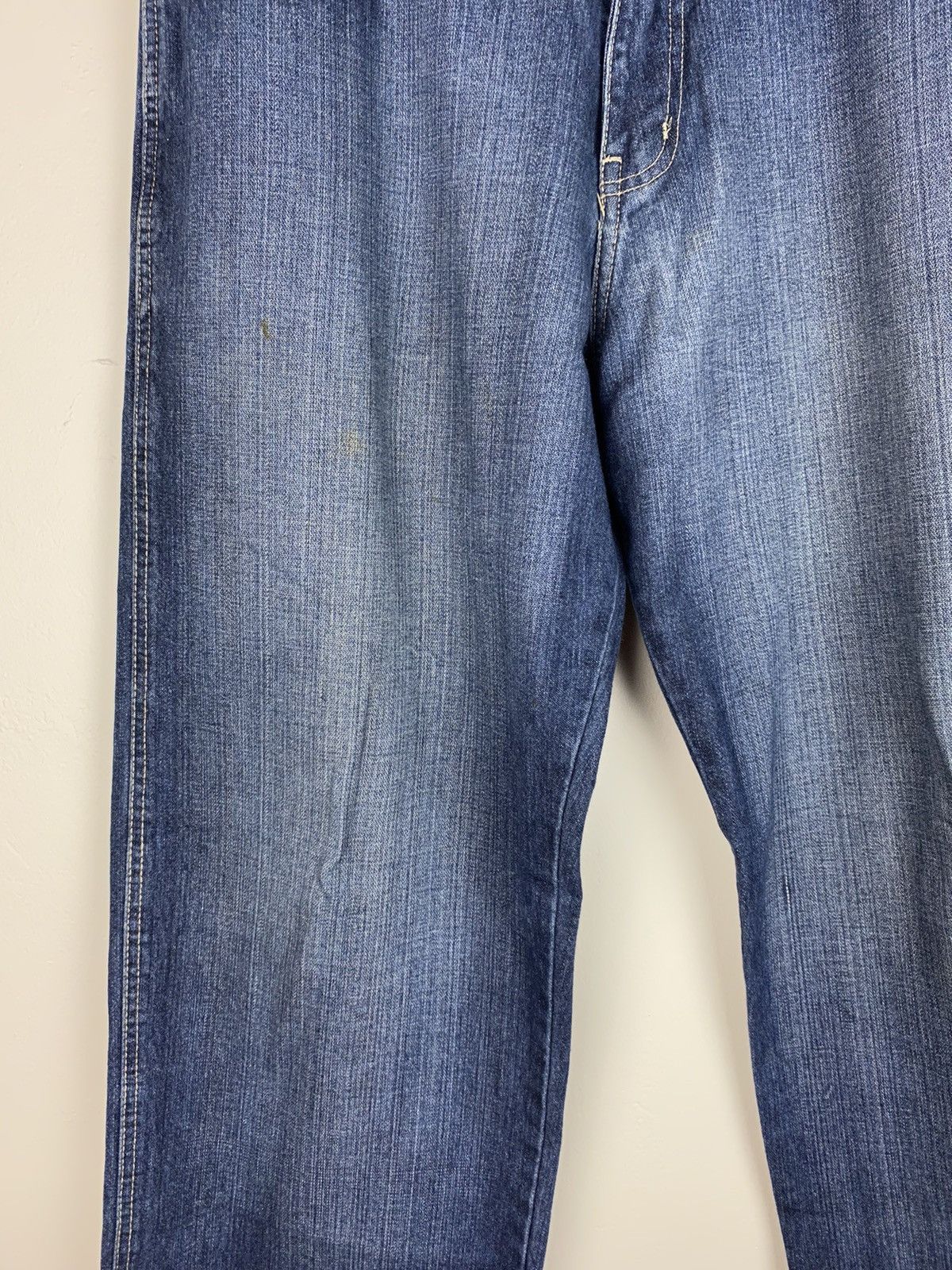 Japanese Brand Vintage Evolution Jeans Back Design Embroidered Denim Jeans Size US 34 / EU 50 - 5 Thumbnail
